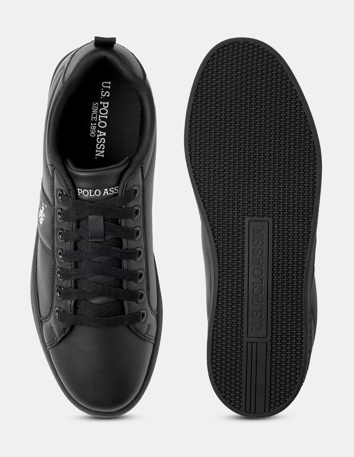 Men Dorim 2.0 Solid Sneakers Black - U.S. Polo Assn. India | Large