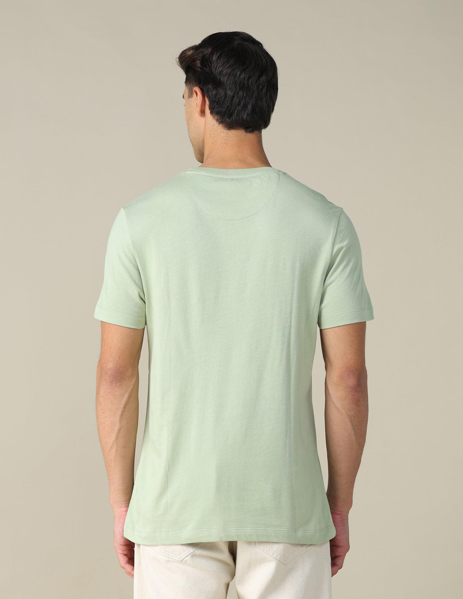 Brand Printed Regular Fit T-shirt Light Olive - U.S. POLO ASSN. | Large