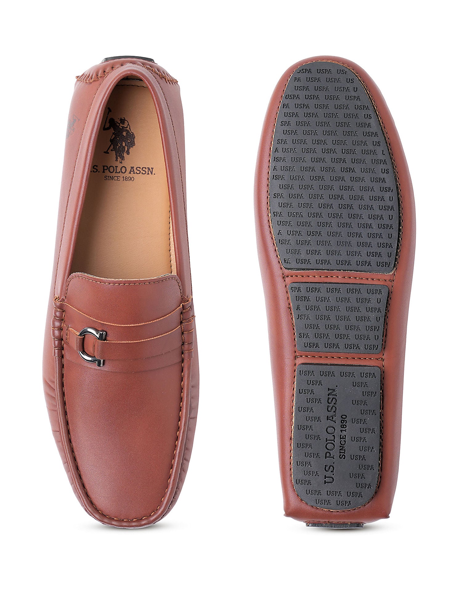 Men Solid Cronus 4.0 Slip On Shoes Tan - U.S. Polo Assn. India | Large