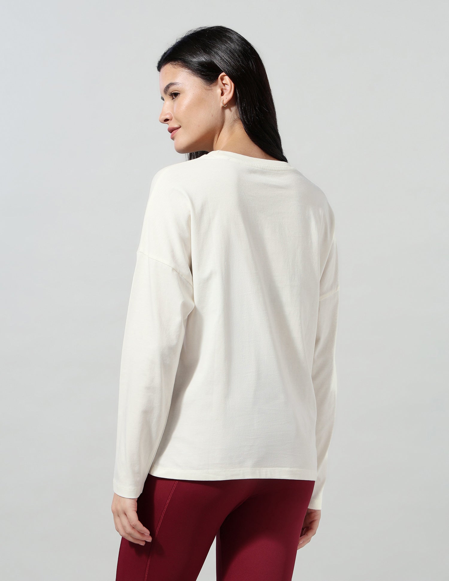 Brand Printed Relaxed Fit T-Shirt Off White - U.S. Polo Assn. India | Large
