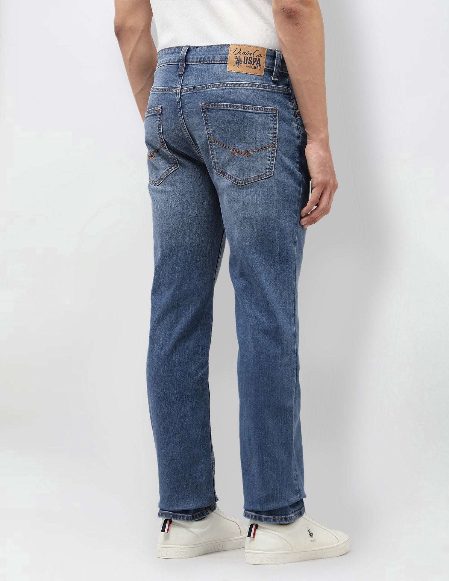 Harold Slim Straight Fit Blue Jeans Indigo - U.S. Polo Assn. India | Large