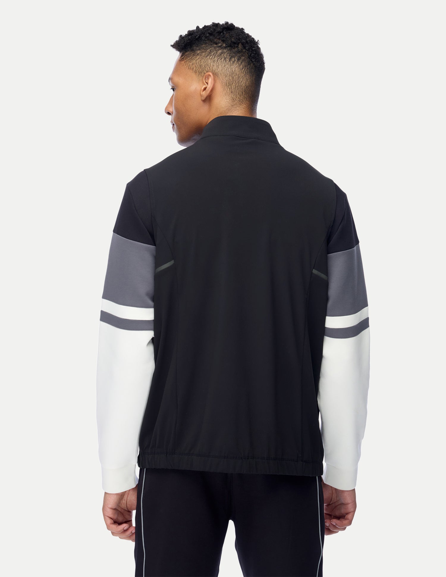 Solid Regular Fit Active Jacket Black - U.S. Polo Assn. India | Large