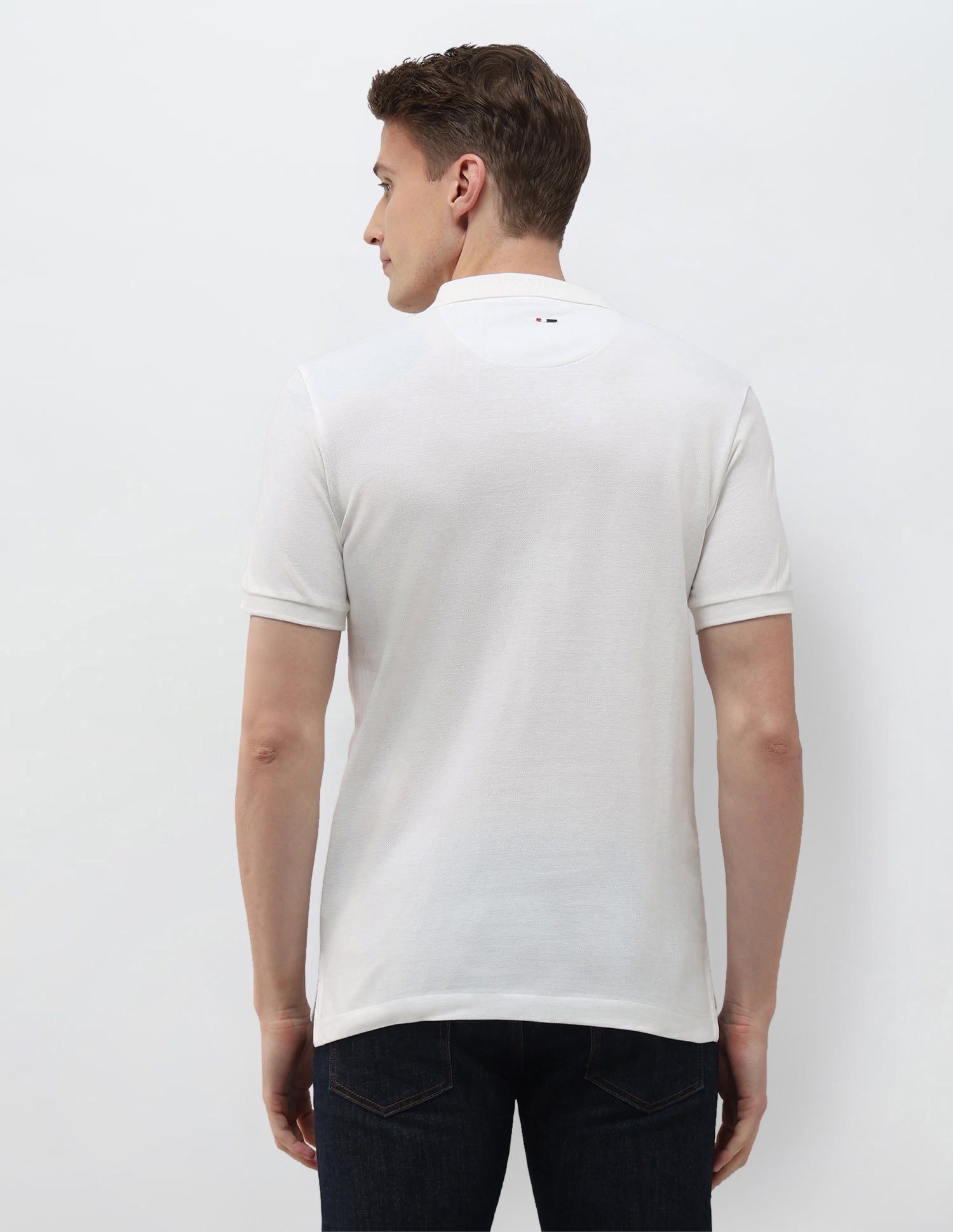 Brand Printed Summer House Polo Shirt Ivory - U.S. Polo Assn. India | Large