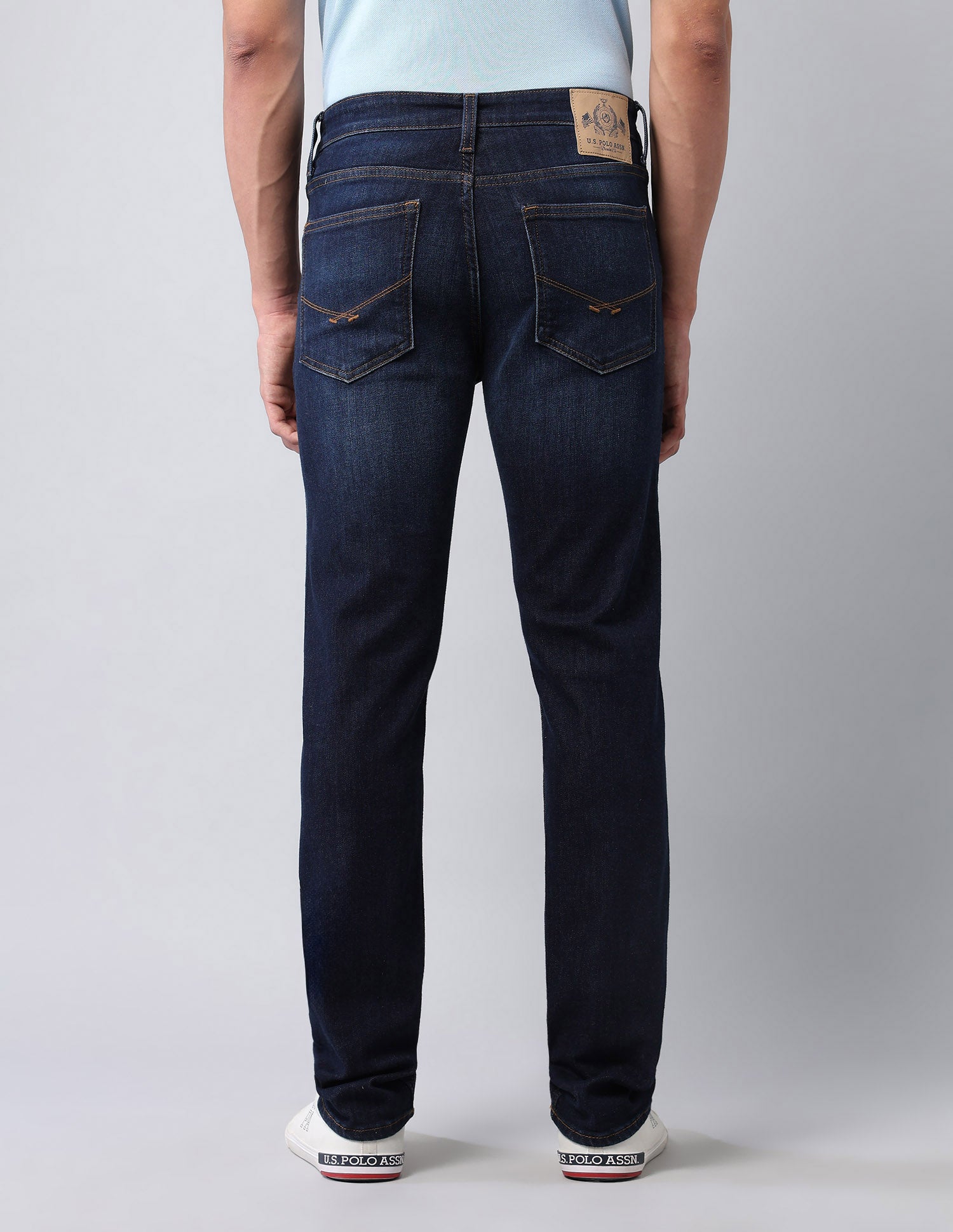 Regallo Skinny Fit Blue Jeans Dark Blue - U.S. Polo Assn. India | Large