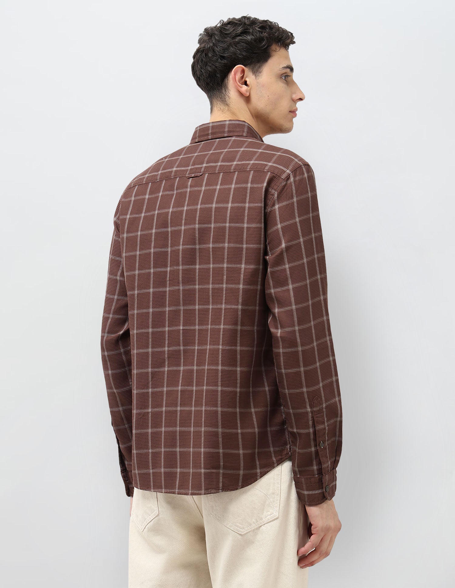 Slim Fit Monochrome Shirt Rust - U.S. POLO ASSN. | Large