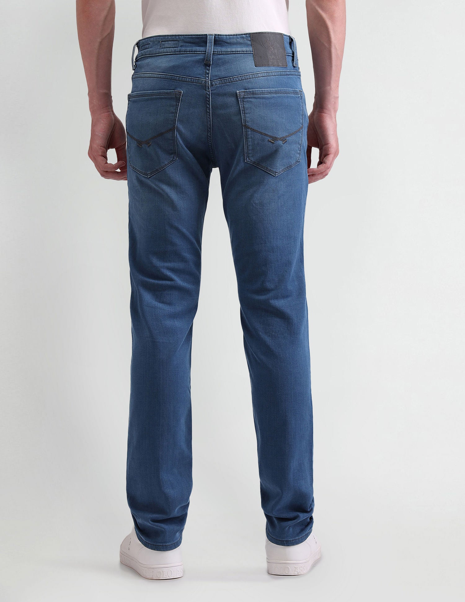 Regallo Skinny Fit Blue Jeans Blue - U.S. Polo Assn. India | Large