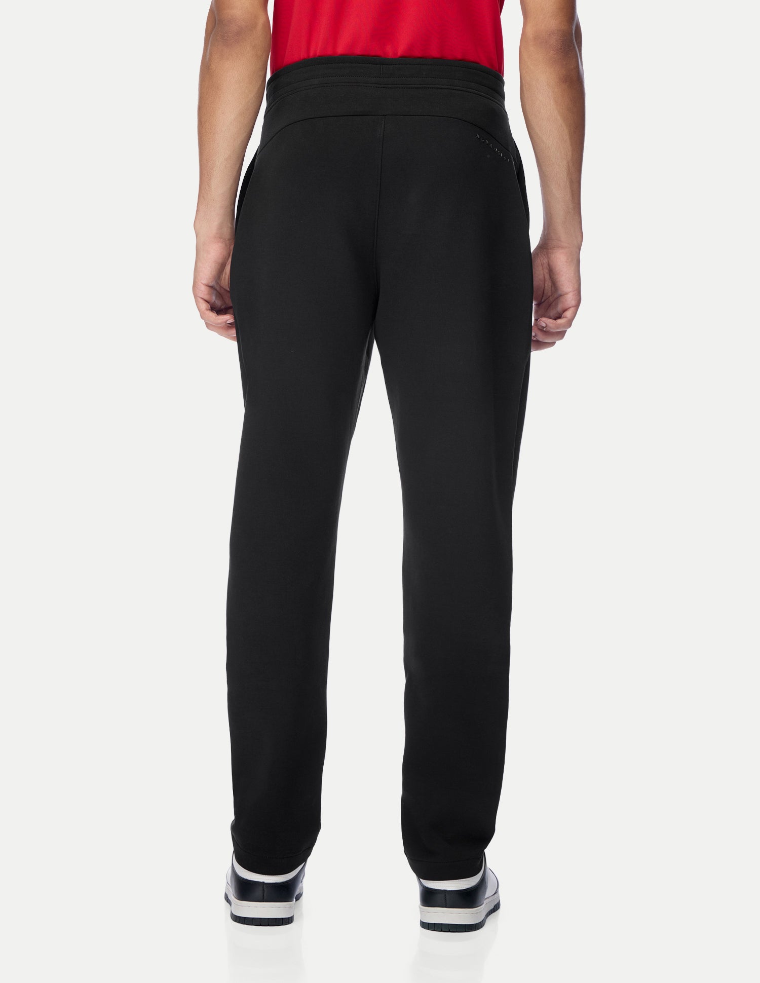 Mid Rise Regular Fit Active Track Pants Black - U.S. Polo Assn. India | Large