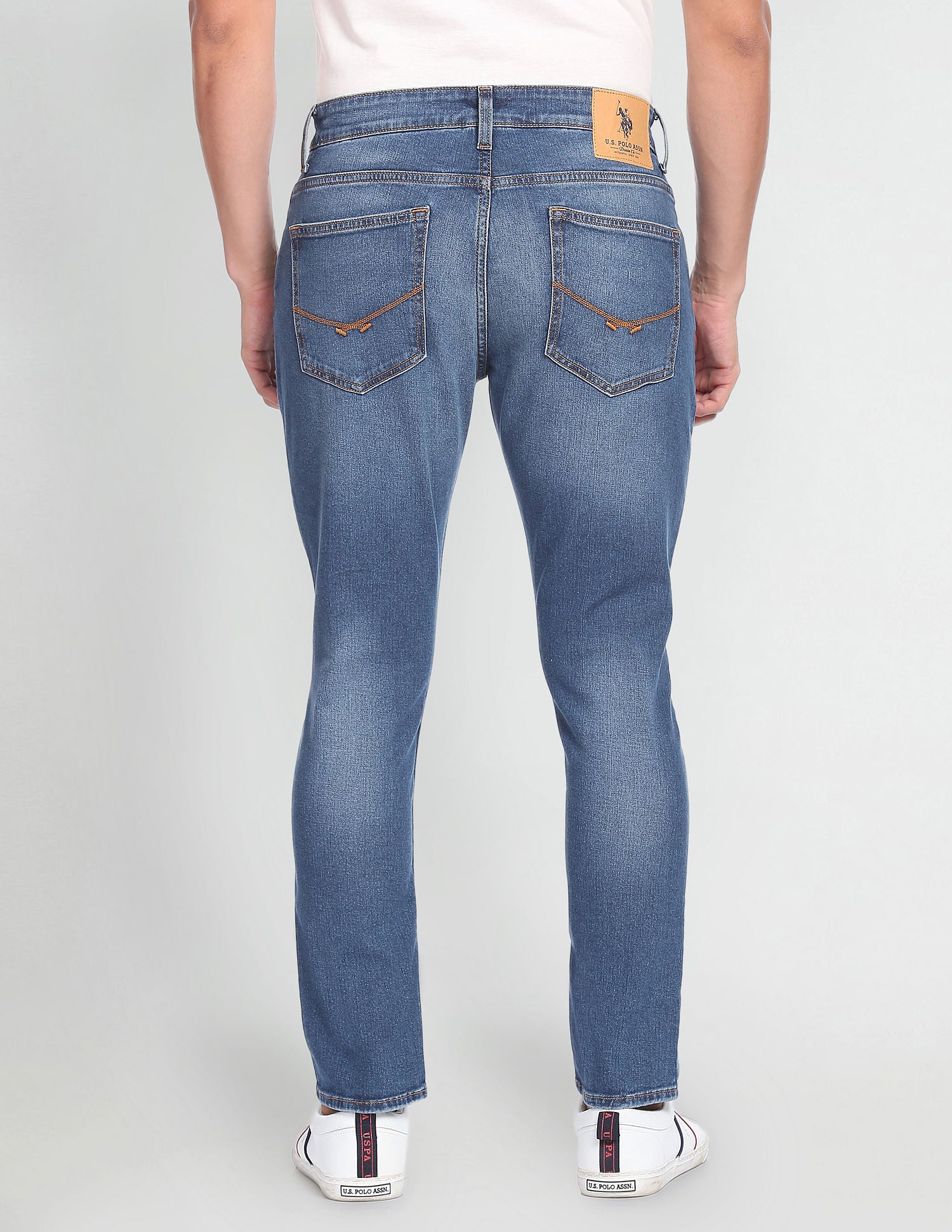 Henry Tapered Cropped Authentic Jeans Blue - U.S. POLO ASSN. | Large