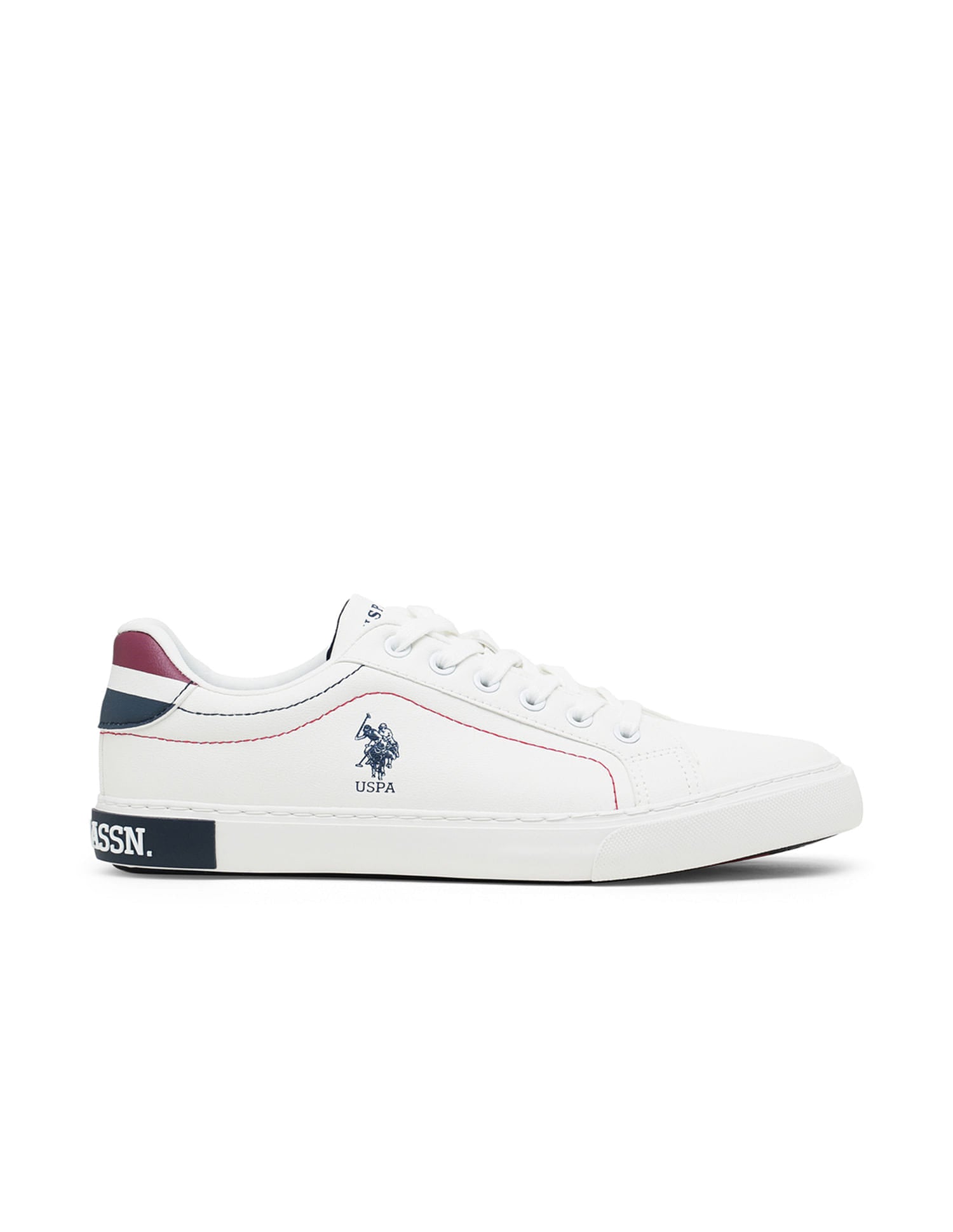 Men Solid Rojas 4.0 Sneakers White - U.S. Polo Assn. India | Large