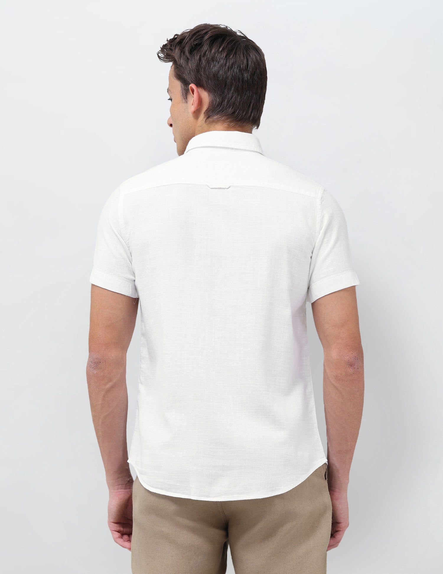 Solid Regular Fit Shirt White - U.S. Polo Assn. India | Large