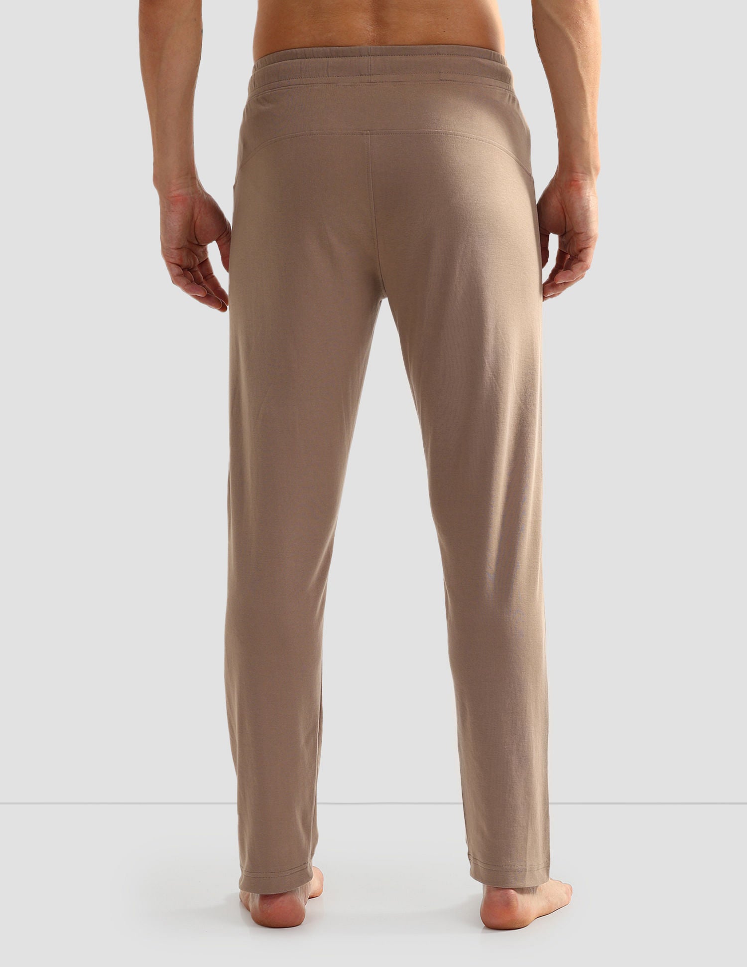 Mid Rise Solid OR002 Lounge Track Pants - Pack Of 1 Stucco - U.S. POLO ASSN. | Large