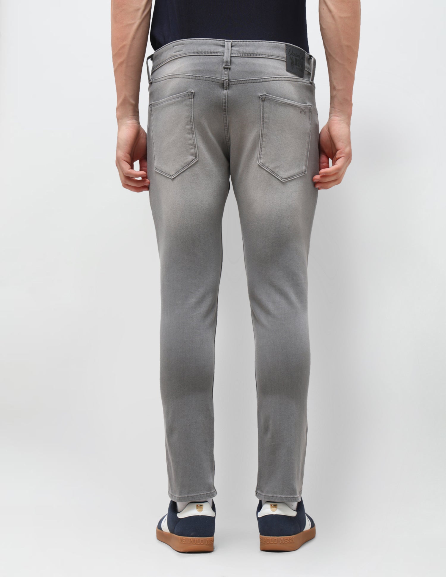 Henry Tapered Fit Grey Jeans Grey - U.S. Polo Assn. India | Large