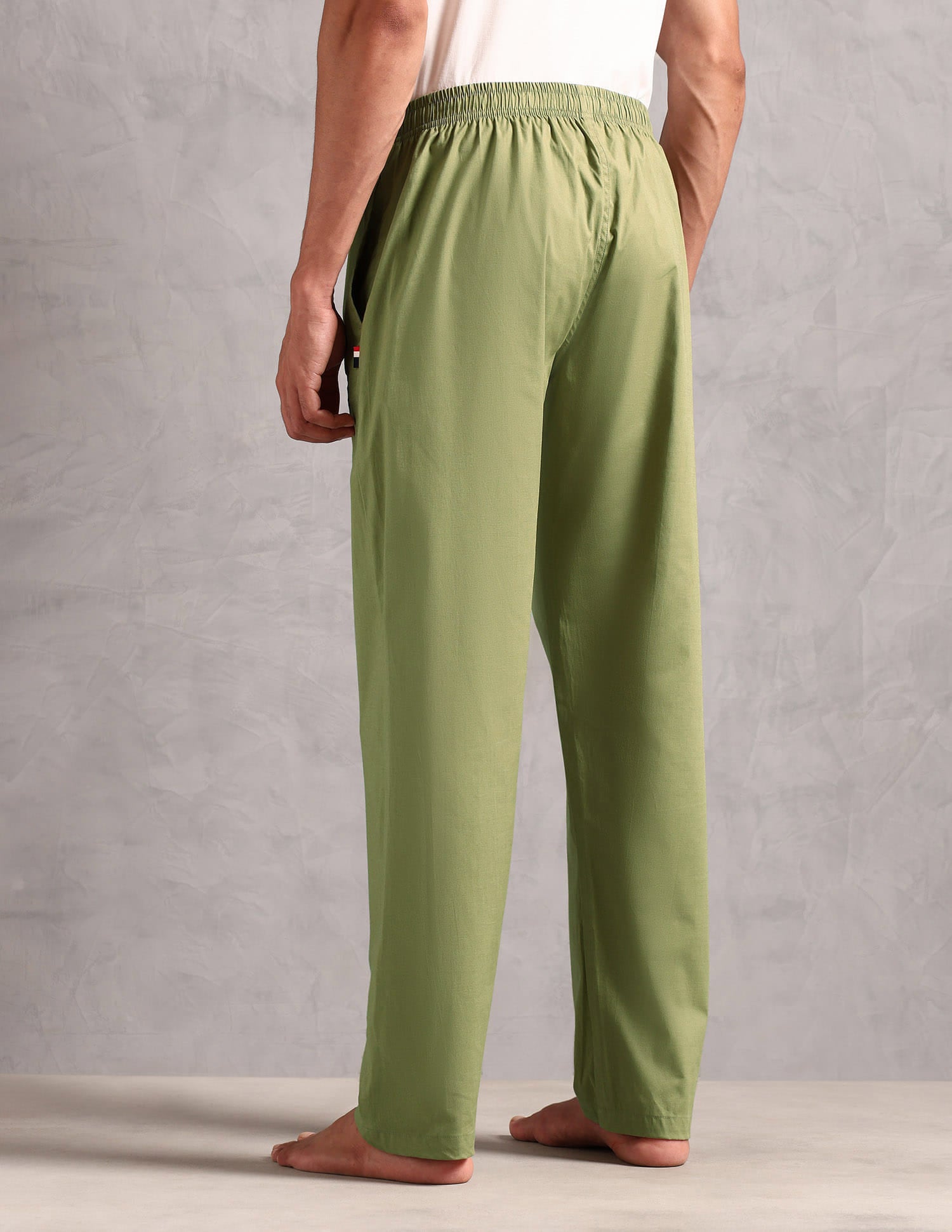 Relaxed Fit Solid LP003 Lounge Pants - Pack Of 1 Light Green - U.S. Polo Assn. India | Large