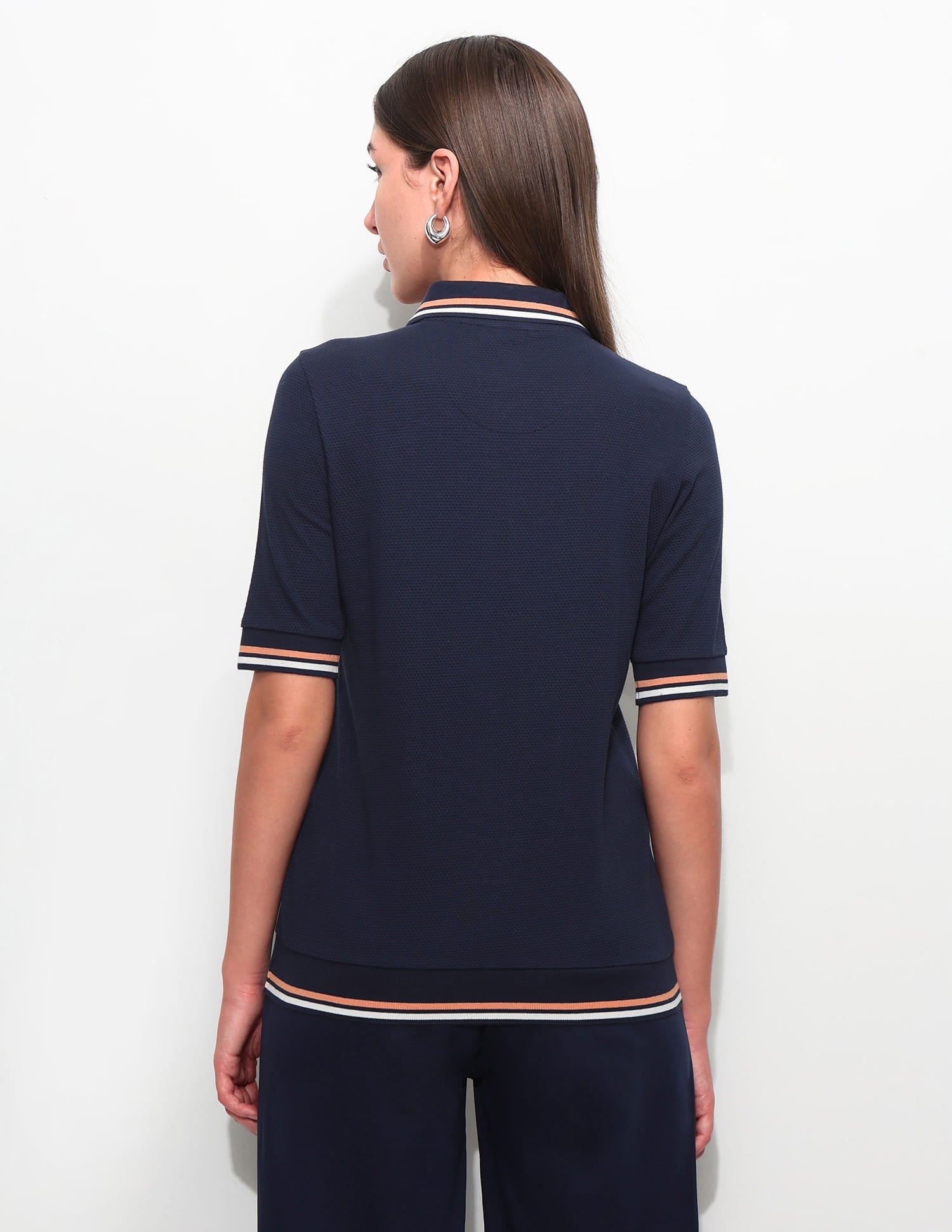 Relaxed Fit Solid Polo Shirt Blue - U.S. Polo Assn. India | Large