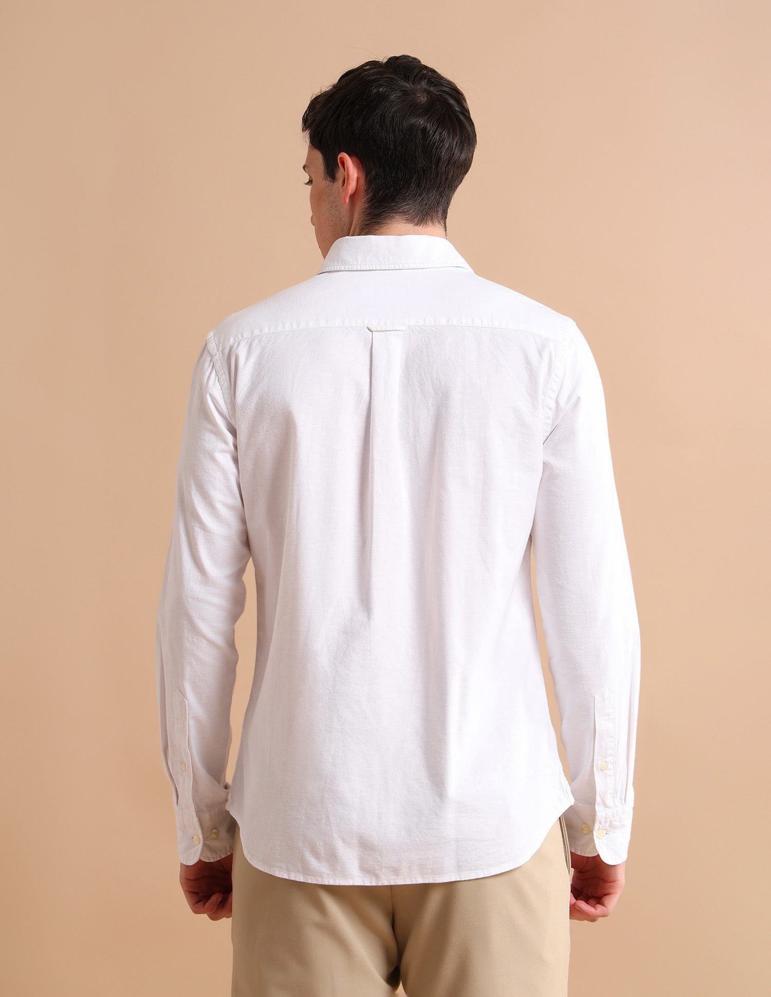 Oxford Logo Shirt White - U.S. POLO ASSN. | Large