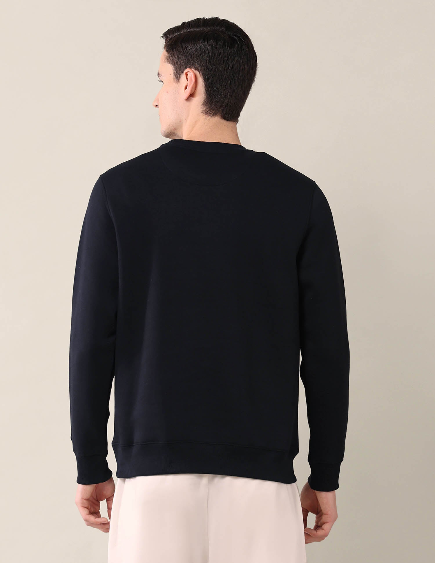 Brand Printed Regular Fit Sweatshirt Black - U.S. POLO ASSN. | Large