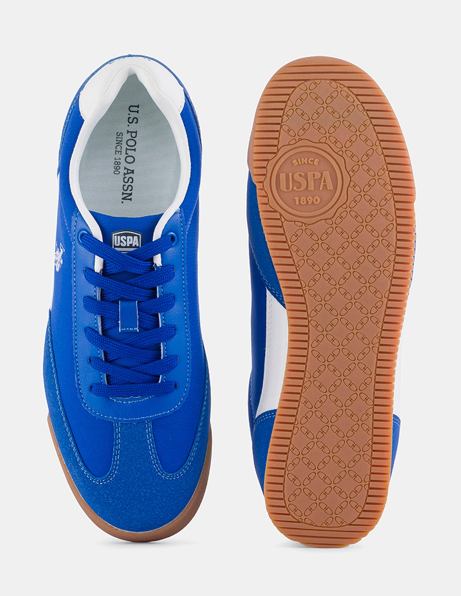 Men Round Toe Treviri Sneakers Blue - U.S. POLO ASSN. | Large