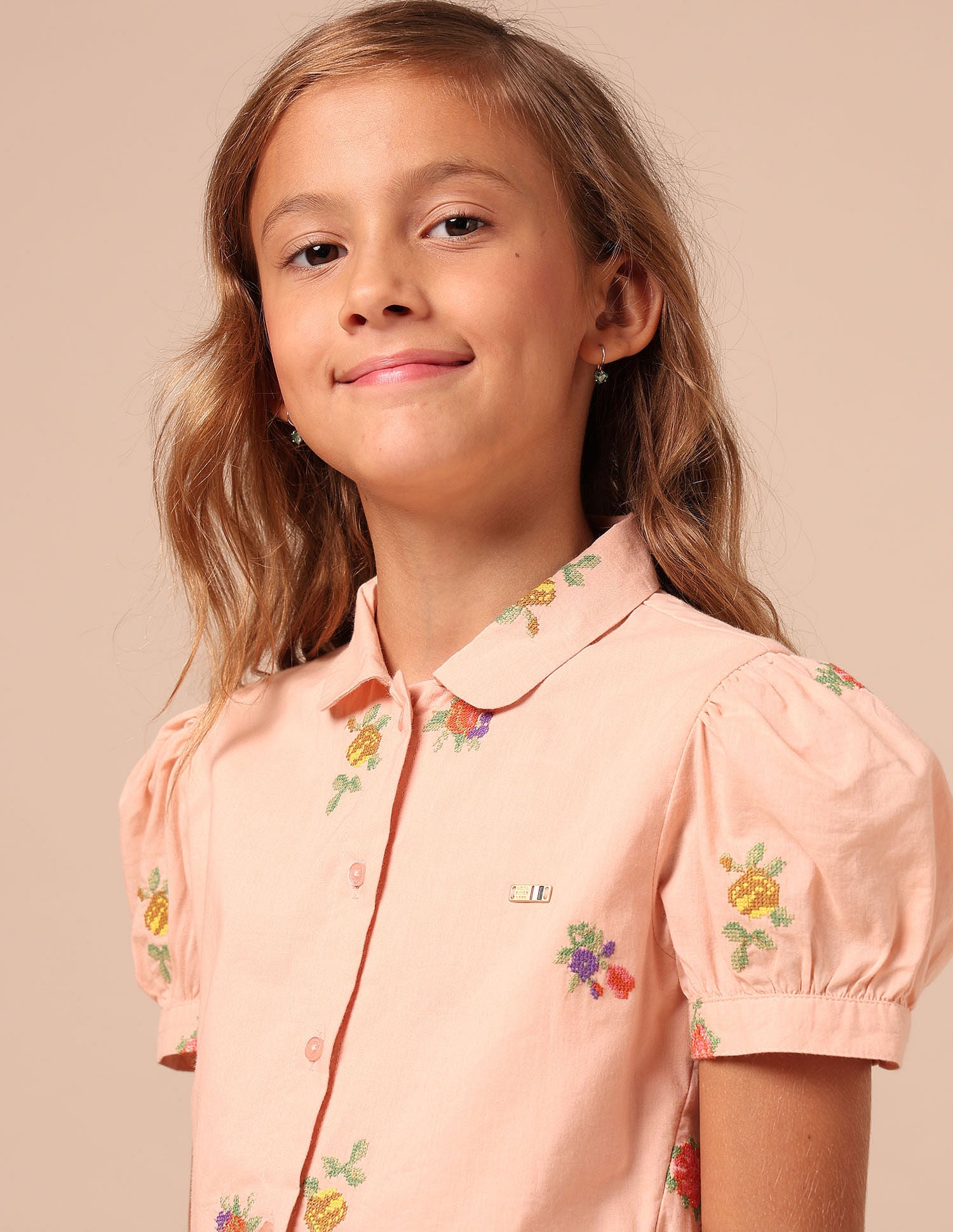 Girls Embroidered Fit & Flare Dress Multi - U.S. POLO ASSN. | Large