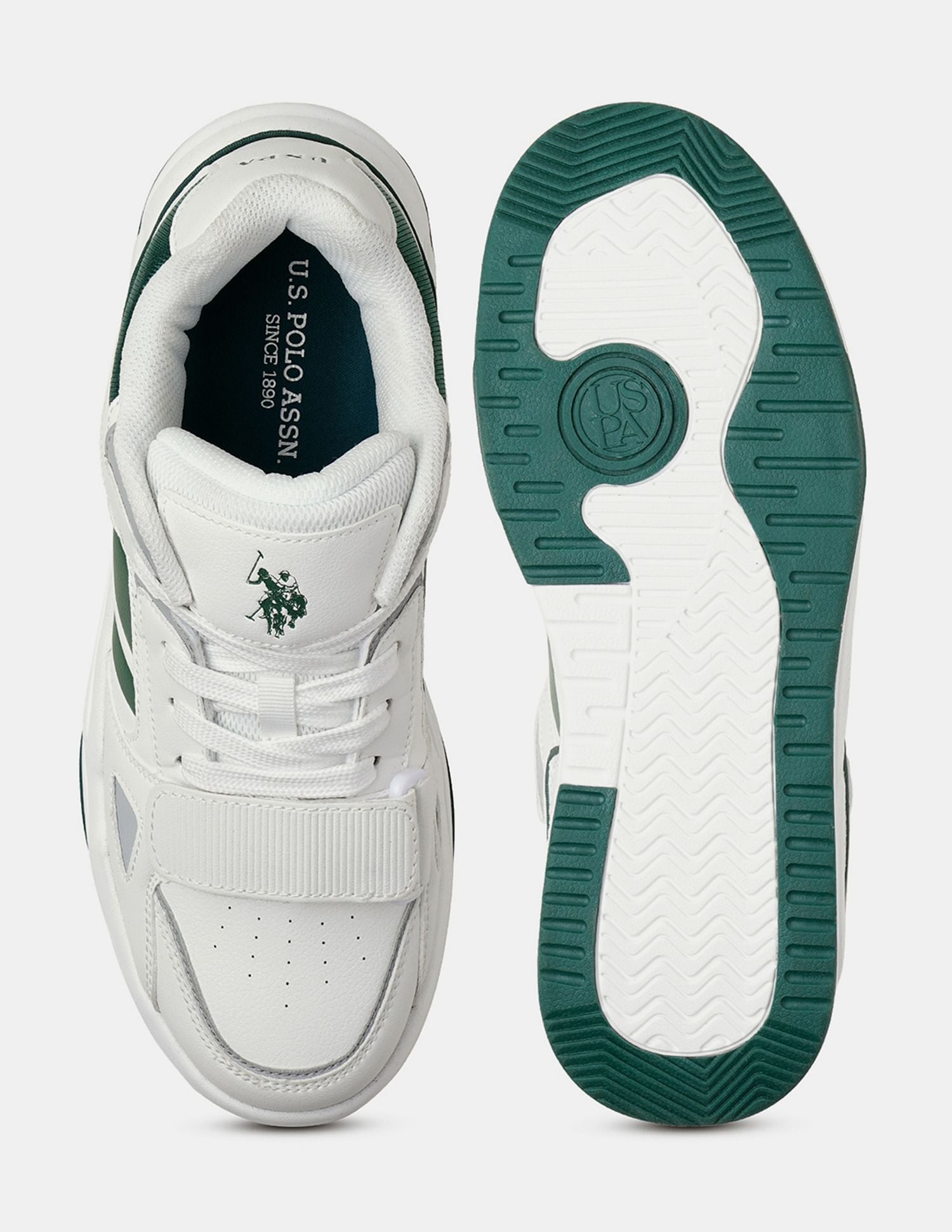 Men Low Top Steven Sneakers White - U.S. POLO ASSN. | Large