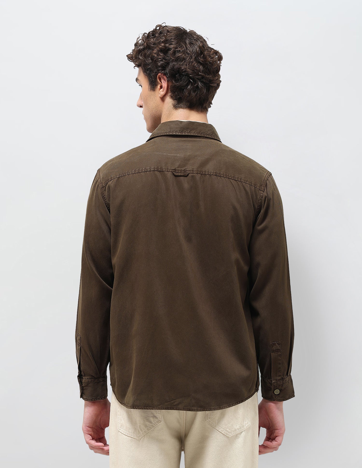 Comfort Fit Twill Shirt Brown - U.S. Polo Assn. India | Large