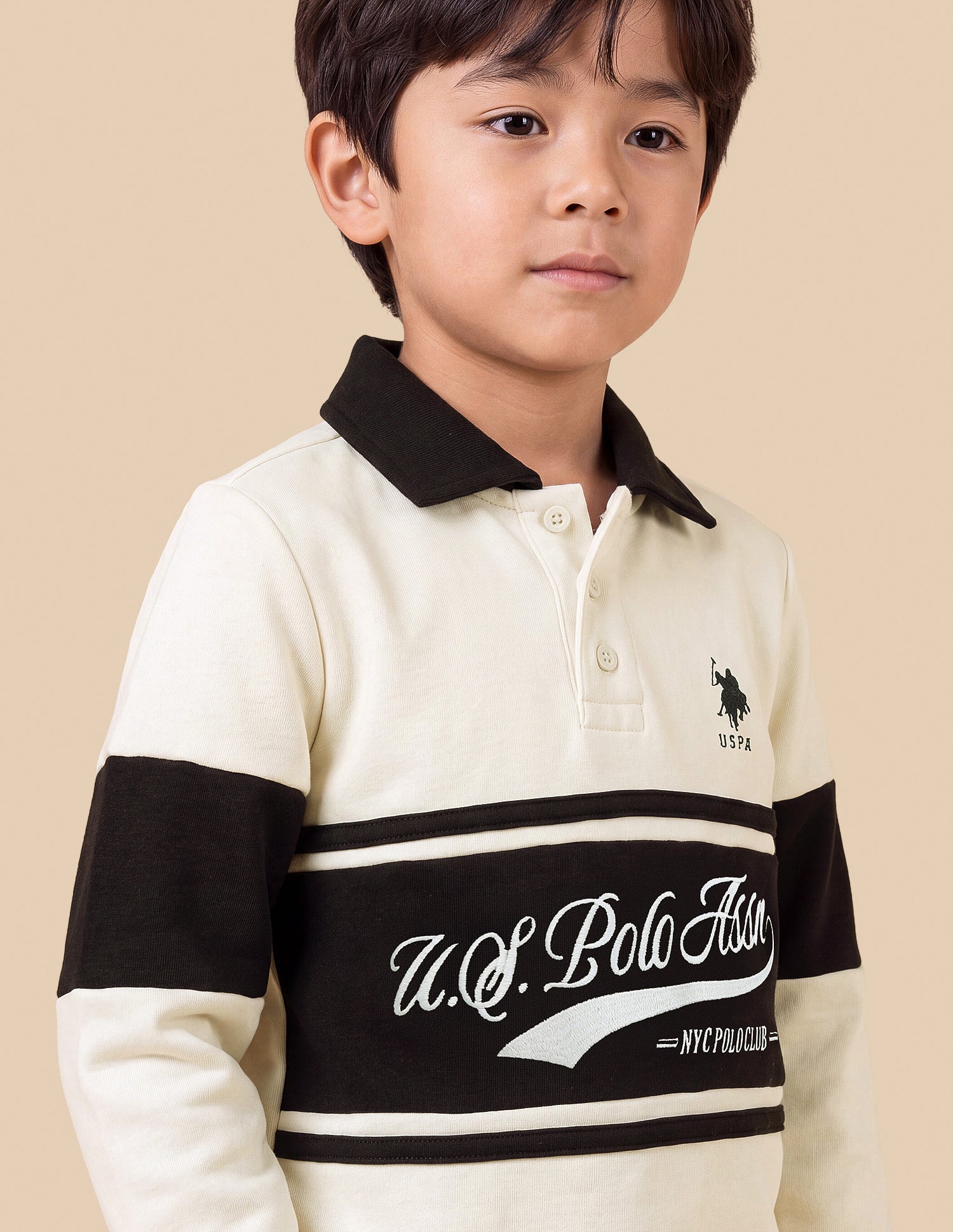 Brand Embroidered Regular Fit Sweatshirt White - U.S. Polo Assn. India | Large