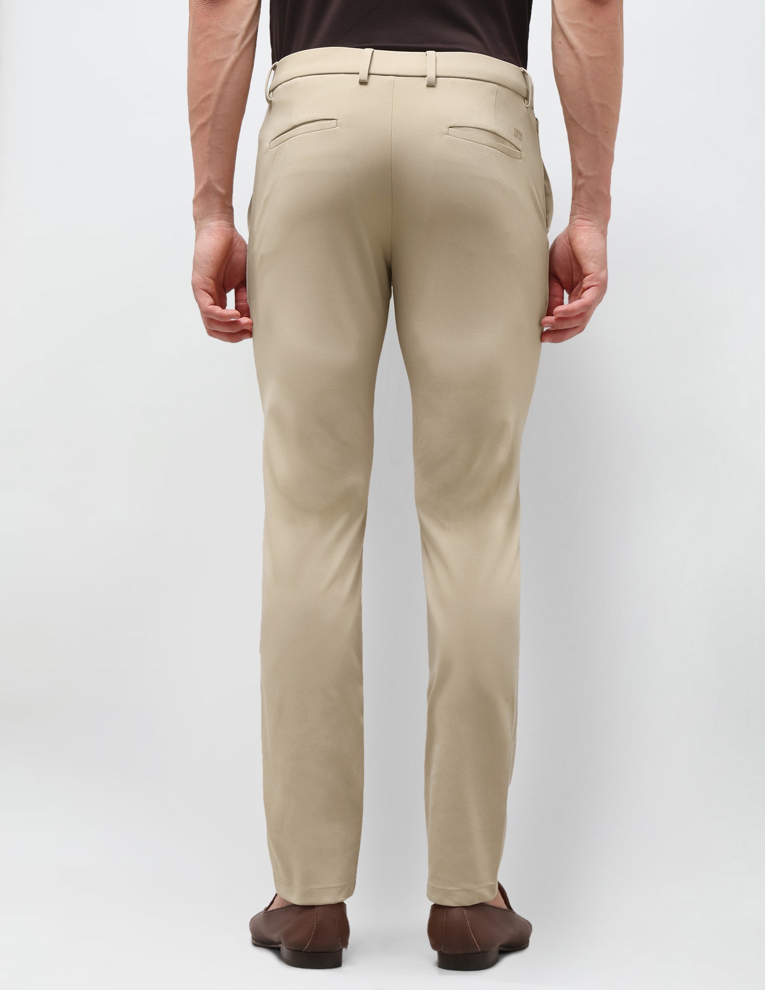 Knitted Austin Slim Fit Trousers Khaki - U.S. Polo Assn. India | Large