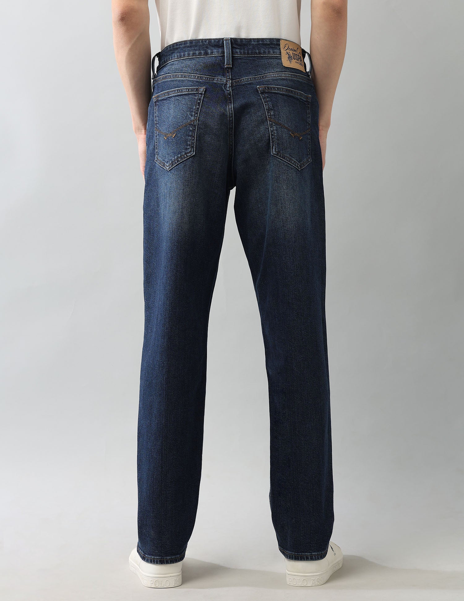 Vintage Shawn Relaxed Fit Blue Jeans Blue - U.S. Polo Assn. India | Large