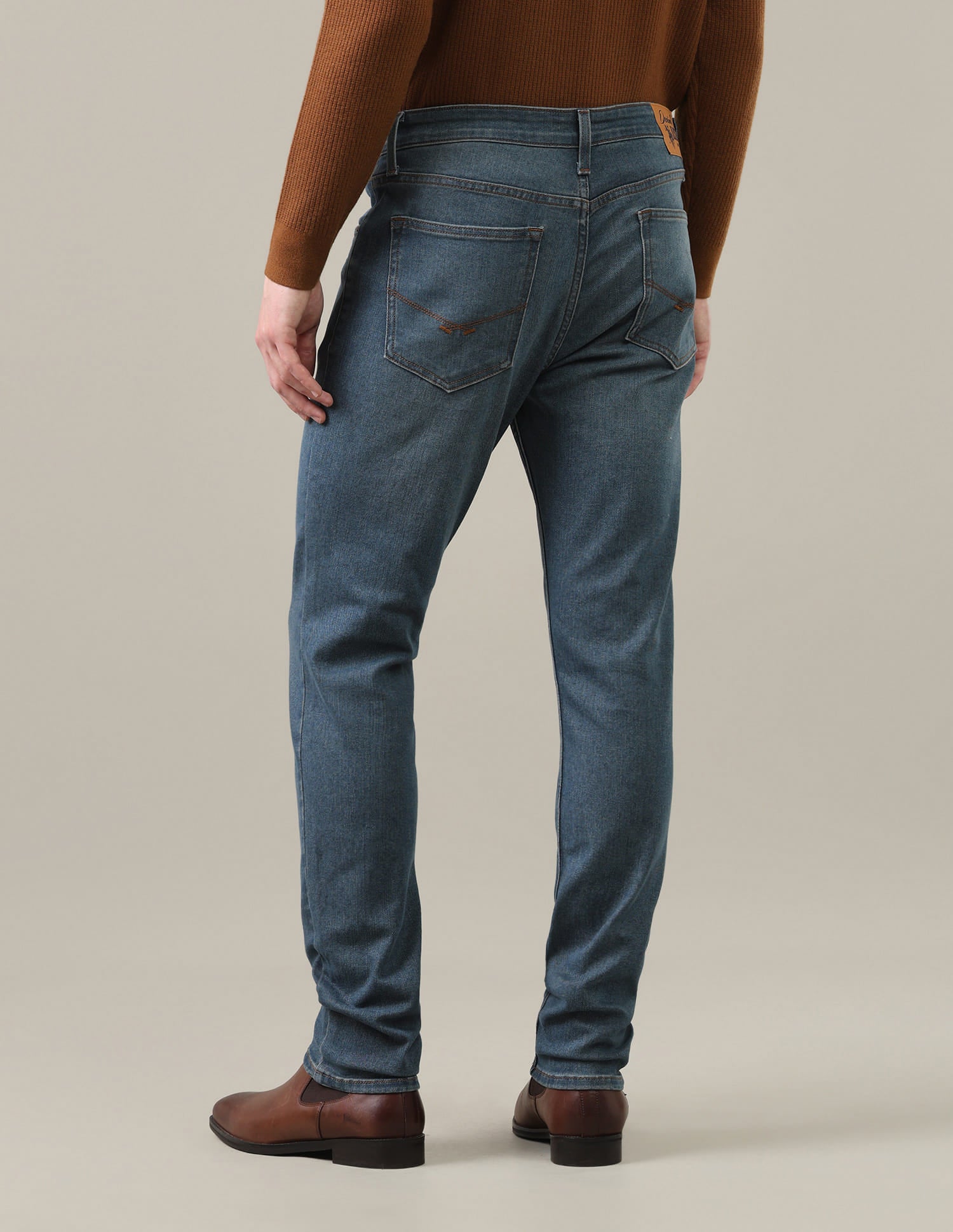 Brandon Slim-Tapered Fit Blue Jeans Blue - U.S. Polo Assn. India | Large