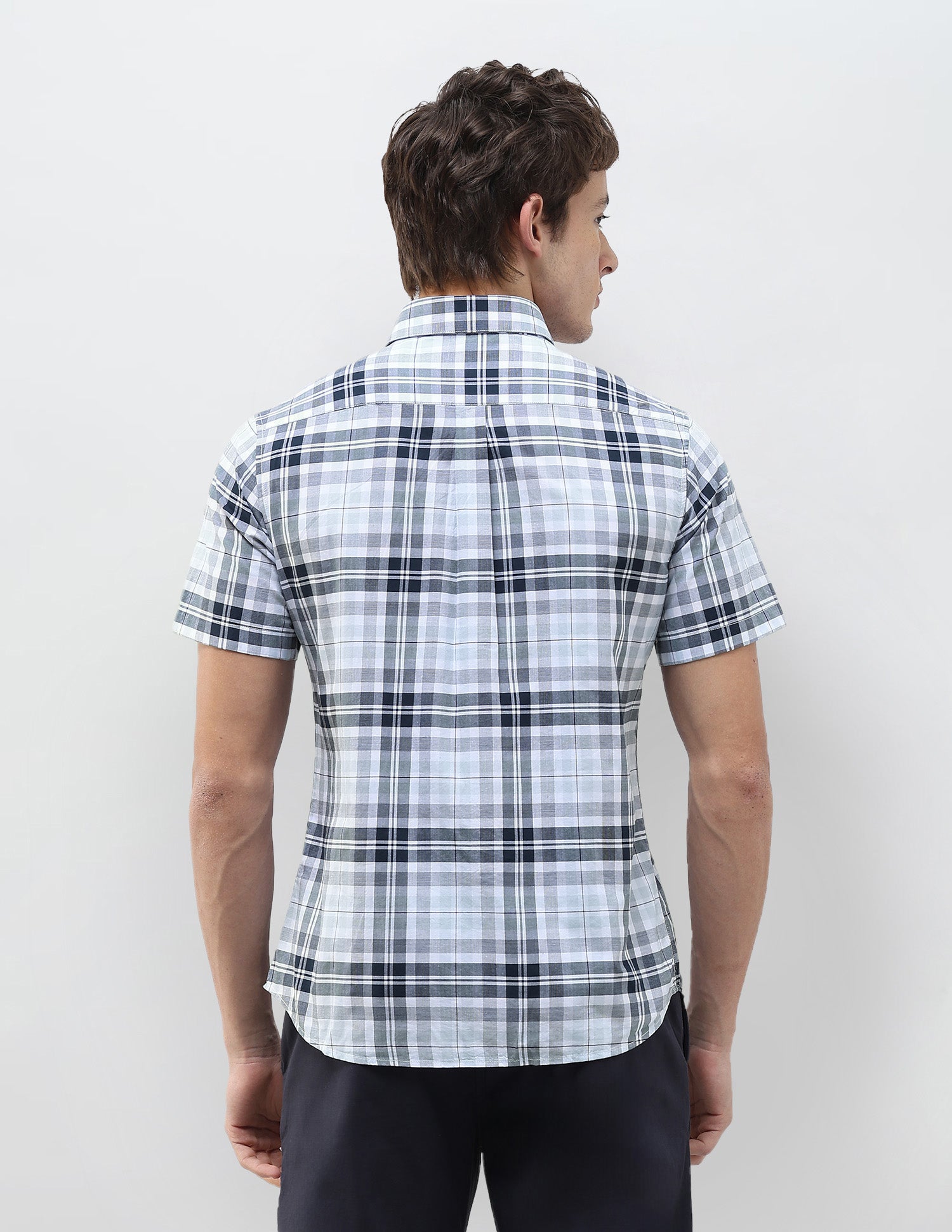 Tartan Checked Regular Fit Shirt Navy - U.S. Polo Assn. India | Large