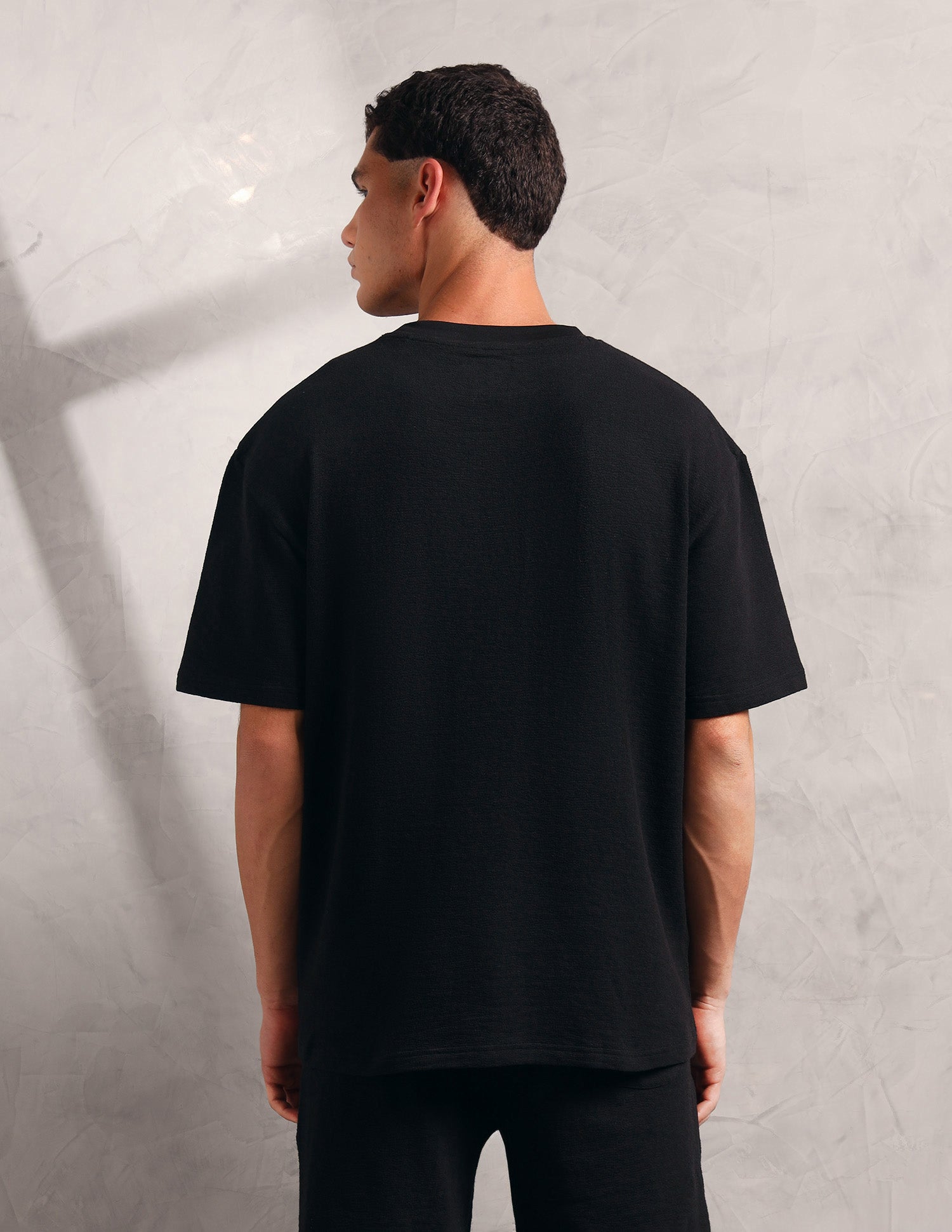 Pure Cotton Oversized Fit PE004 Lounge T-Shirt - Pack Of 1 Black - U.S. POLO ASSN. | Large