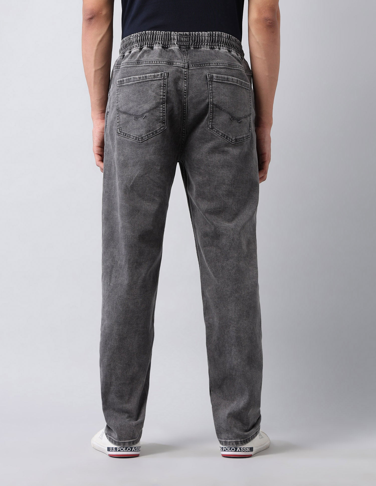 Jogger Regular Fit Grey Jeans Grey - U.S. Polo Assn. India | Large