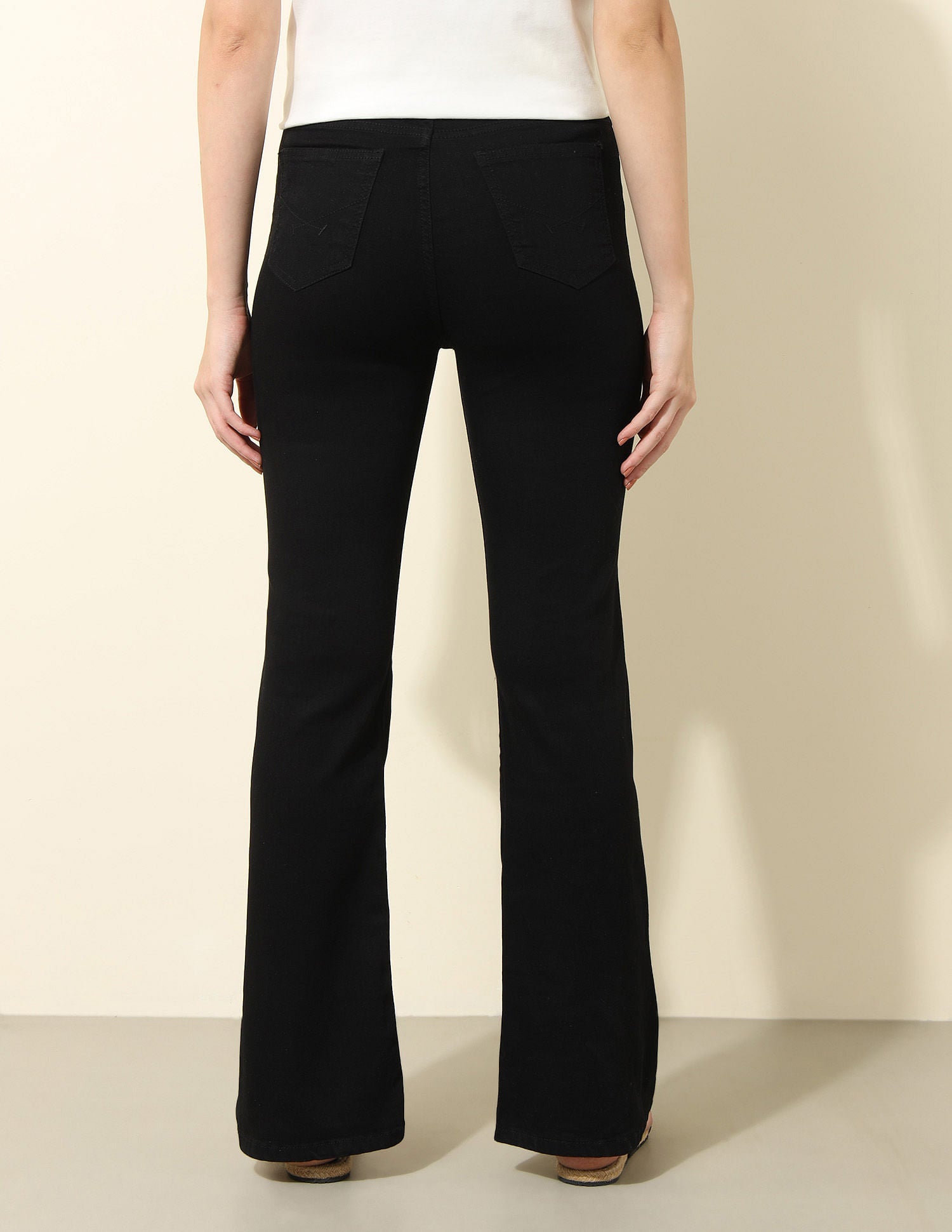 High Rise Bootcut Jeans Black - U.S. Polo Assn. India | Large