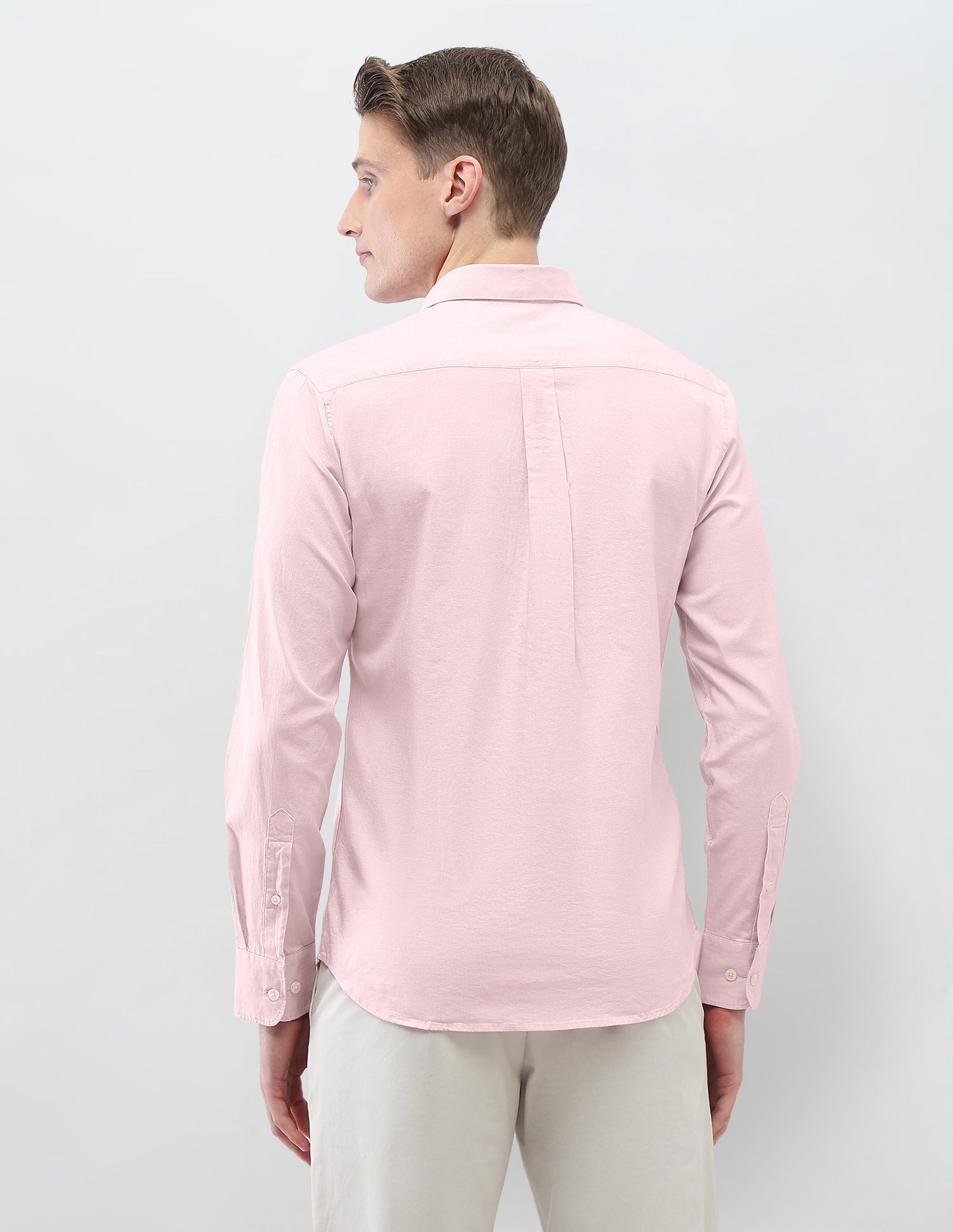 Solid Casa De Campo Shirt Light Pink - U.S. Polo Assn. India | Large