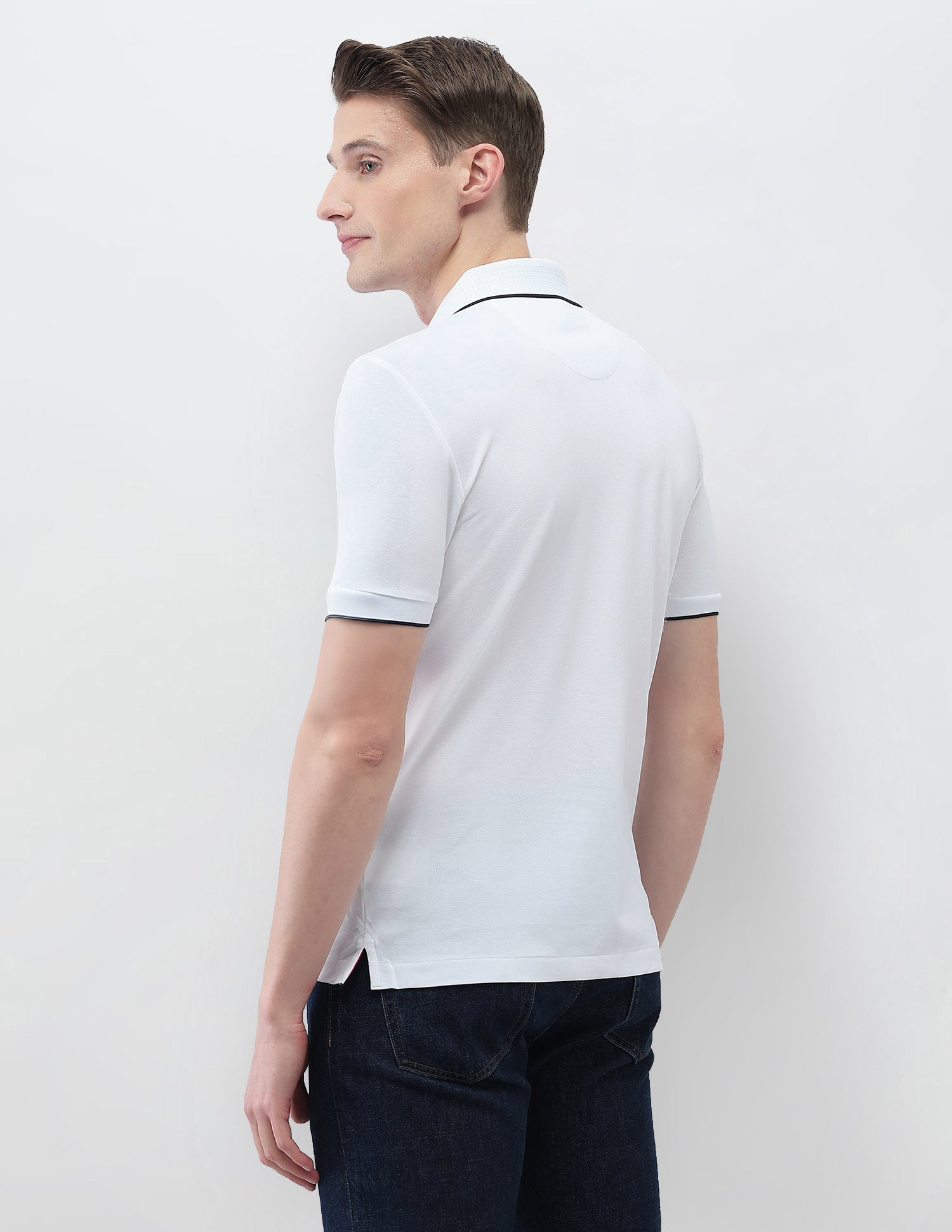 Solid New Port Marina Polo Shirt White - U.S. Polo Assn. India | Large