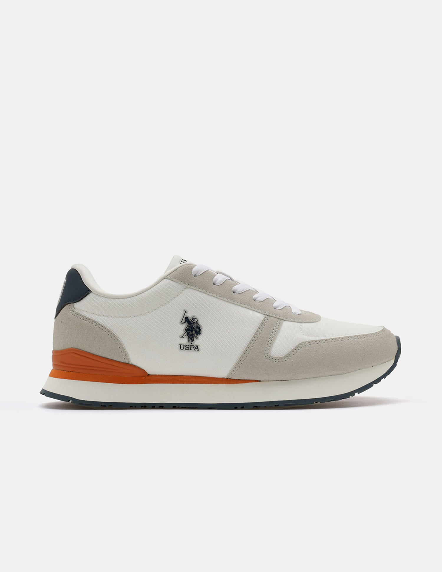 Men Tregon 2.0 Colourblocked Sneakers Off White - U.S. Polo Assn. India | Large