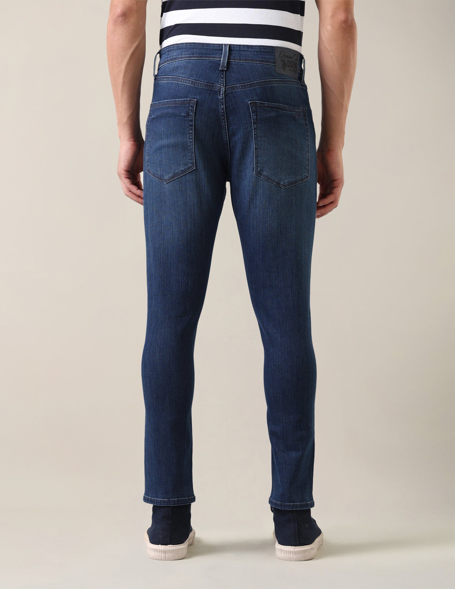 Henry Tapered Fit Blue Jeans Blue - U.S. Polo Assn. India | Large
