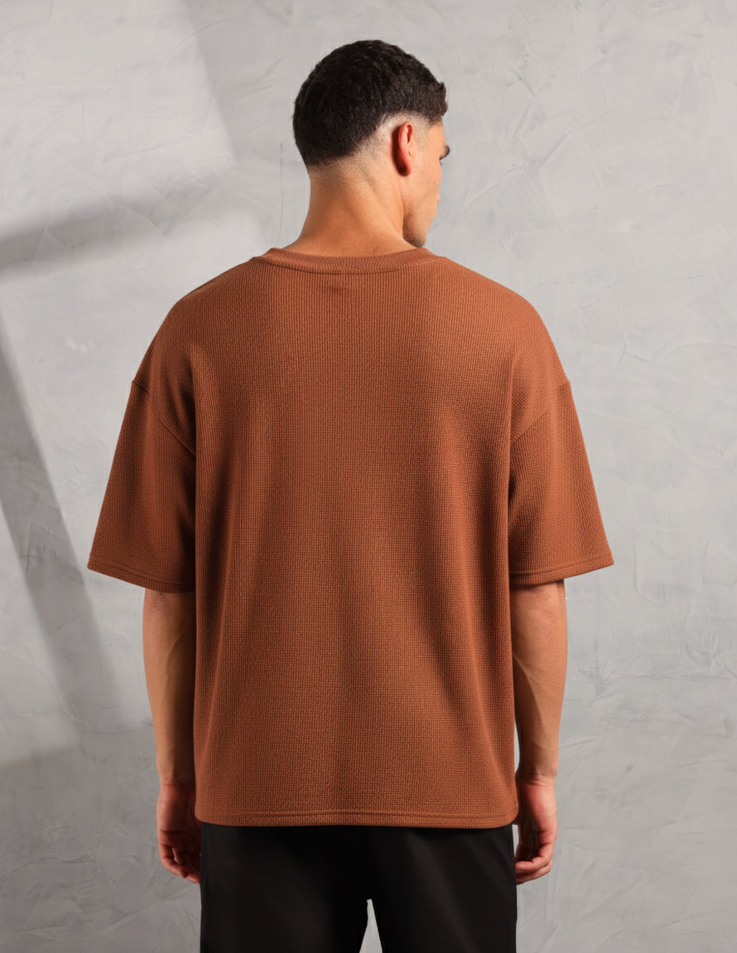 Oversized Fit Cotton PE001 Lounge T-Shirt - Pack Of 1 Rust - U.S. Polo Assn. India | Large