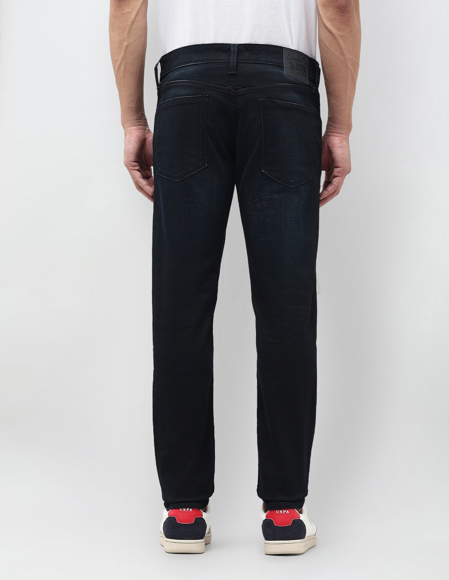 Regallo Skinny Fit Blue Jeans Dark Blue - U.S. Polo Assn. India | Large