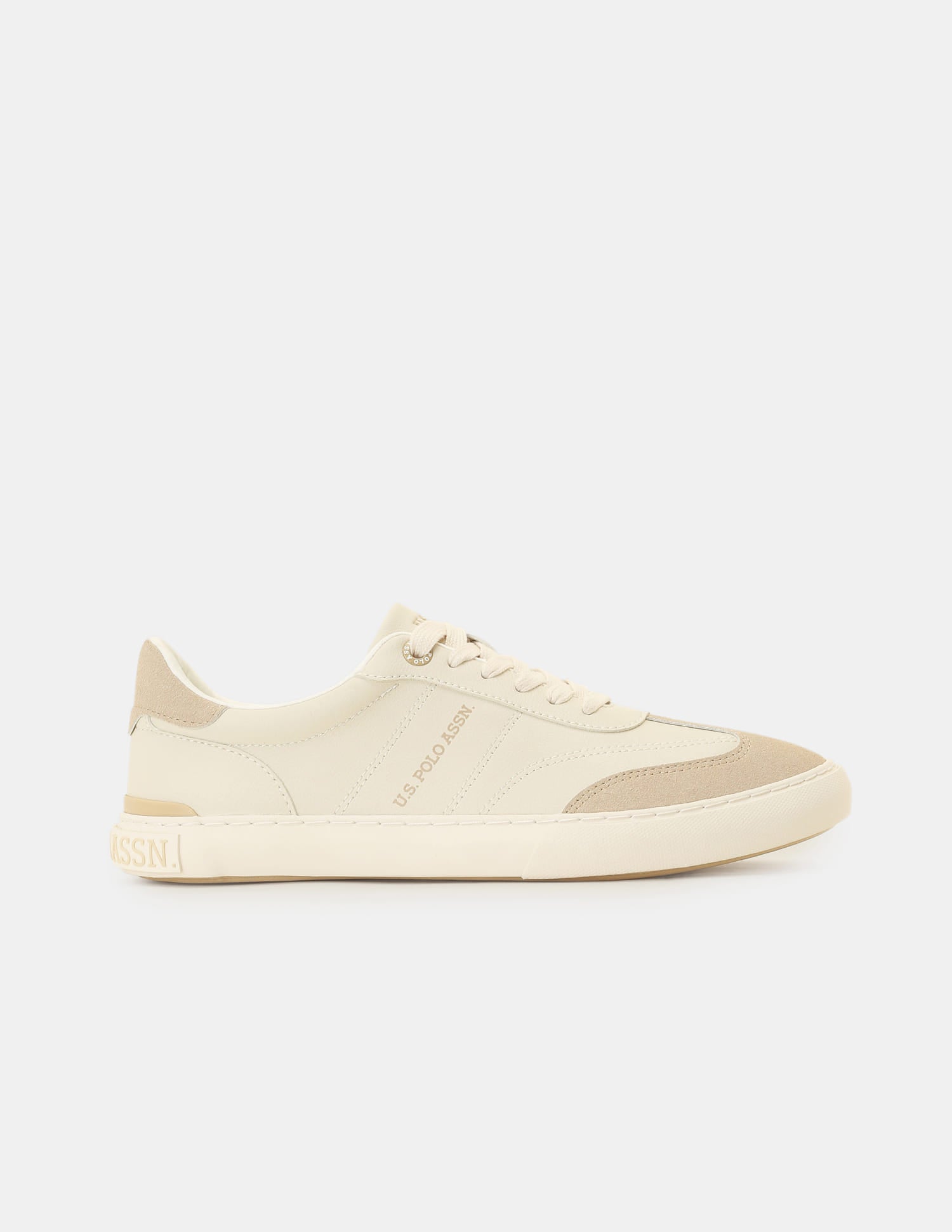 Men Colourblocked Gian 4.0 Sneakers Beige - U.S. Polo Assn. India | Large