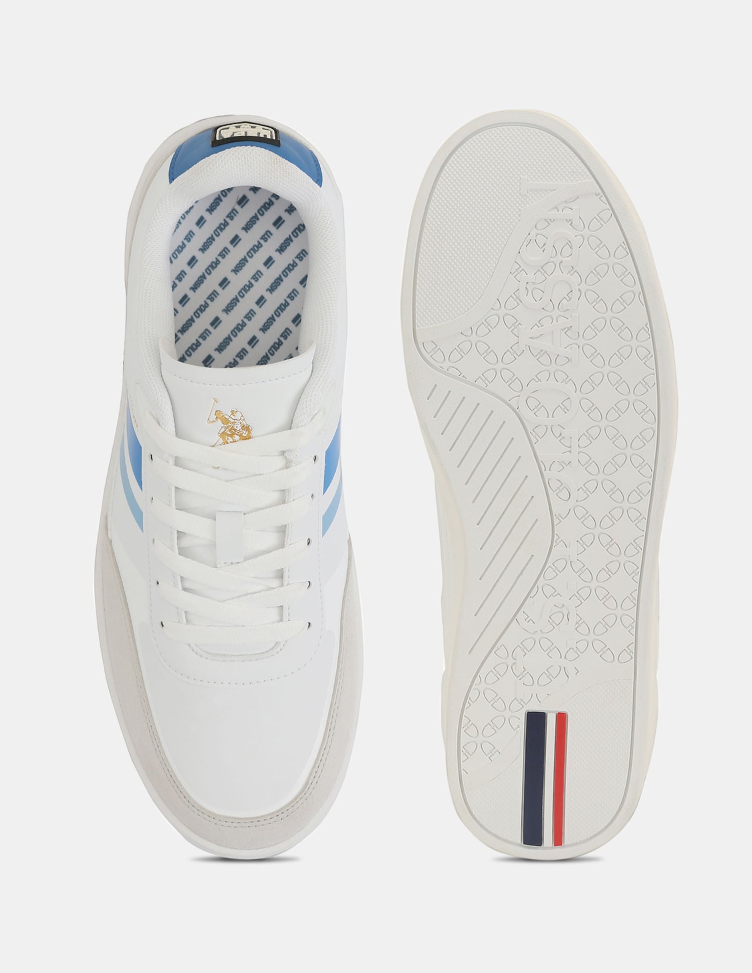 Men Colt Striped Sneakers White - U.S. POLO ASSN. | Large