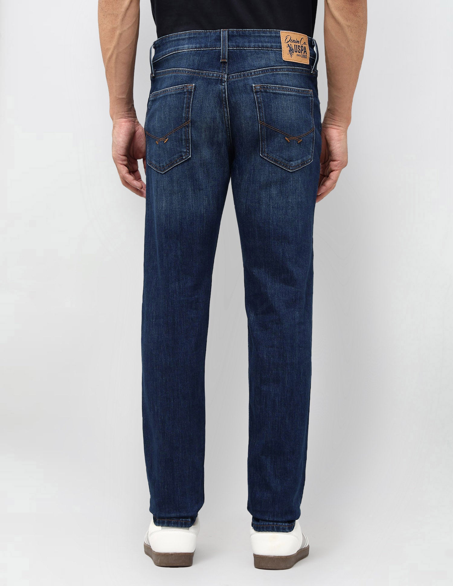 Regallo Skinny Fit Blue Jeans Dark Blue - U.S. POLO ASSN. | Large