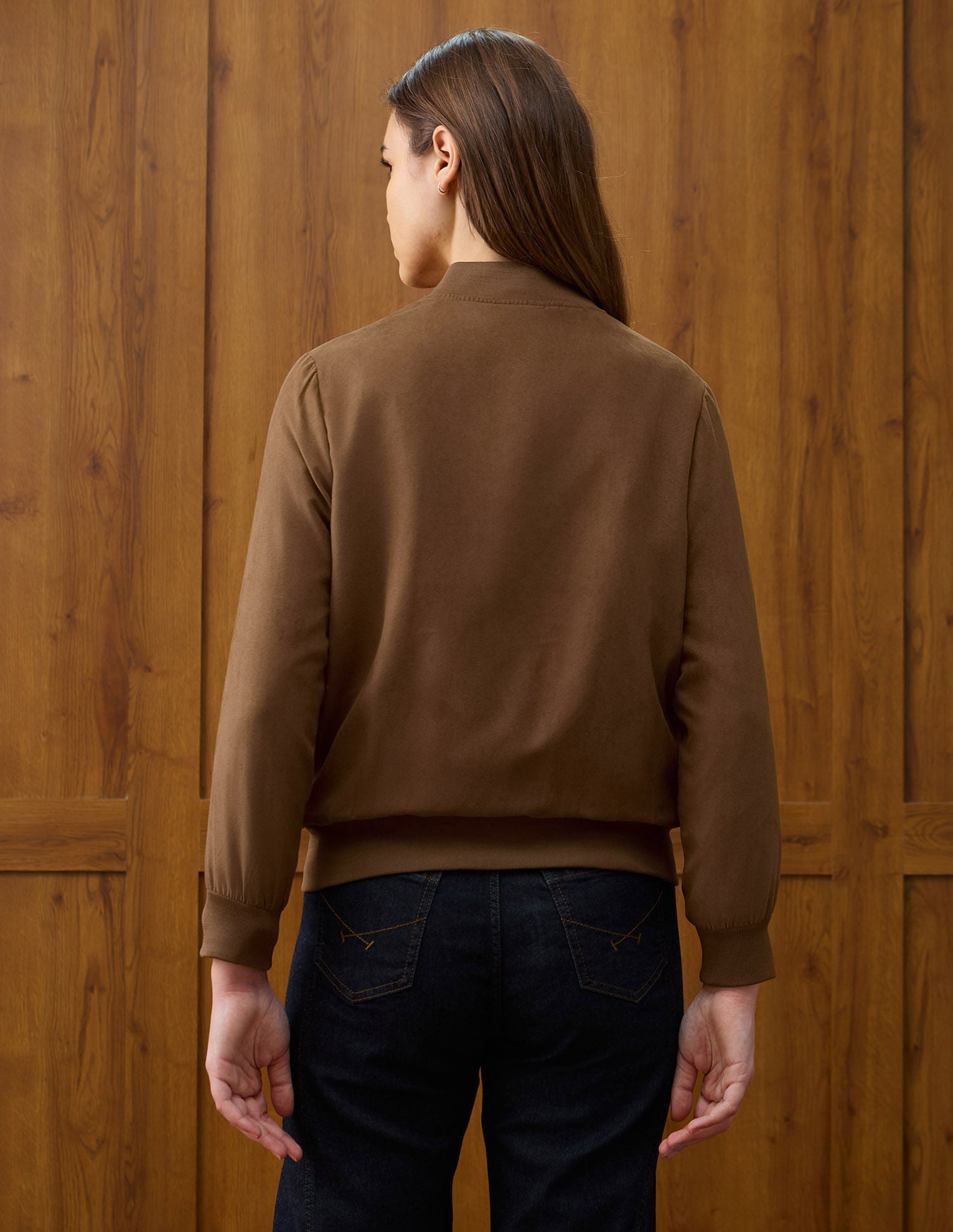 Solid Regular Fit Jacket Bronze - U.S. POLO ASSN. | Large