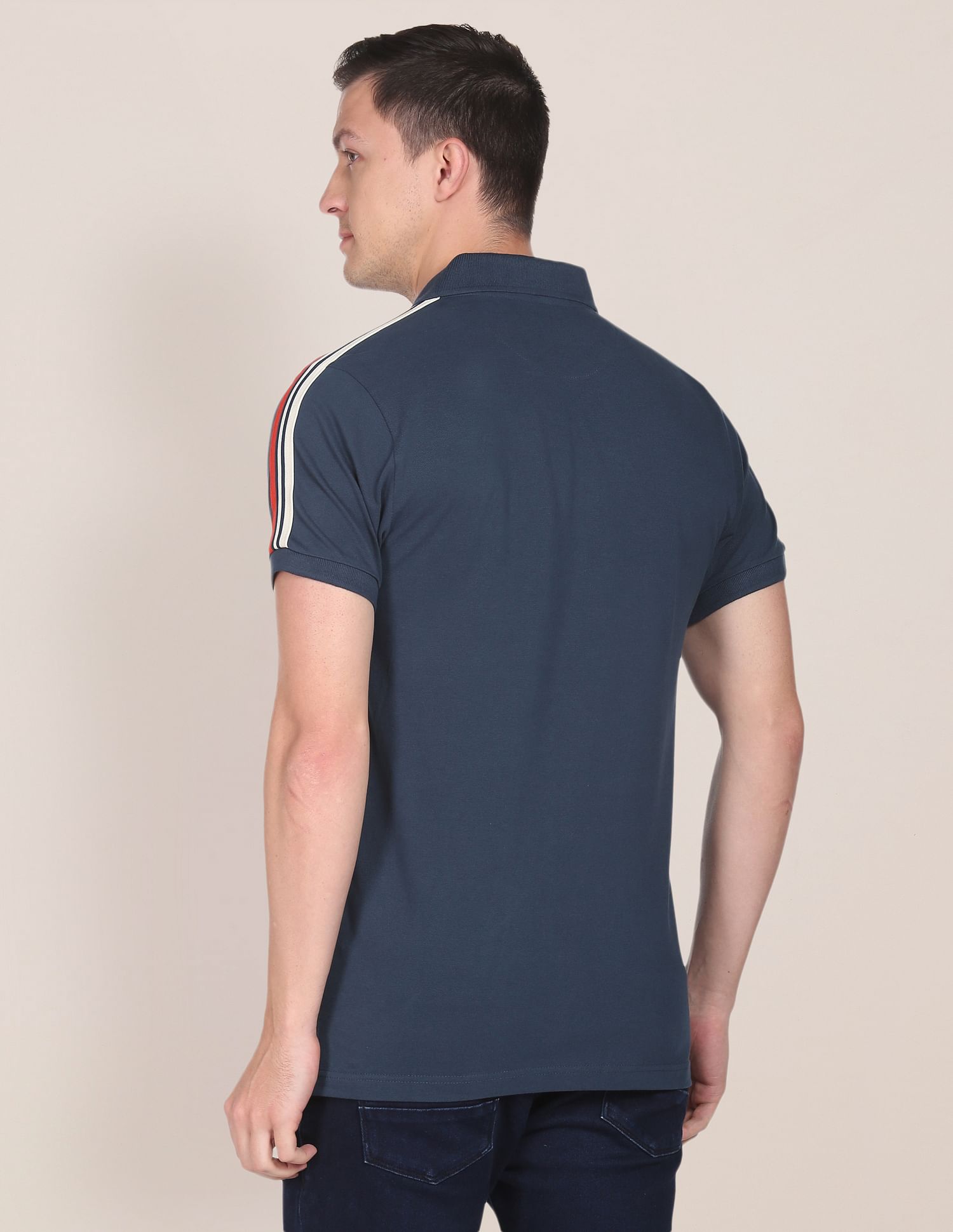 Solid Cotton Polo Shirt Teal - U.S. POLO ASSN. | Large