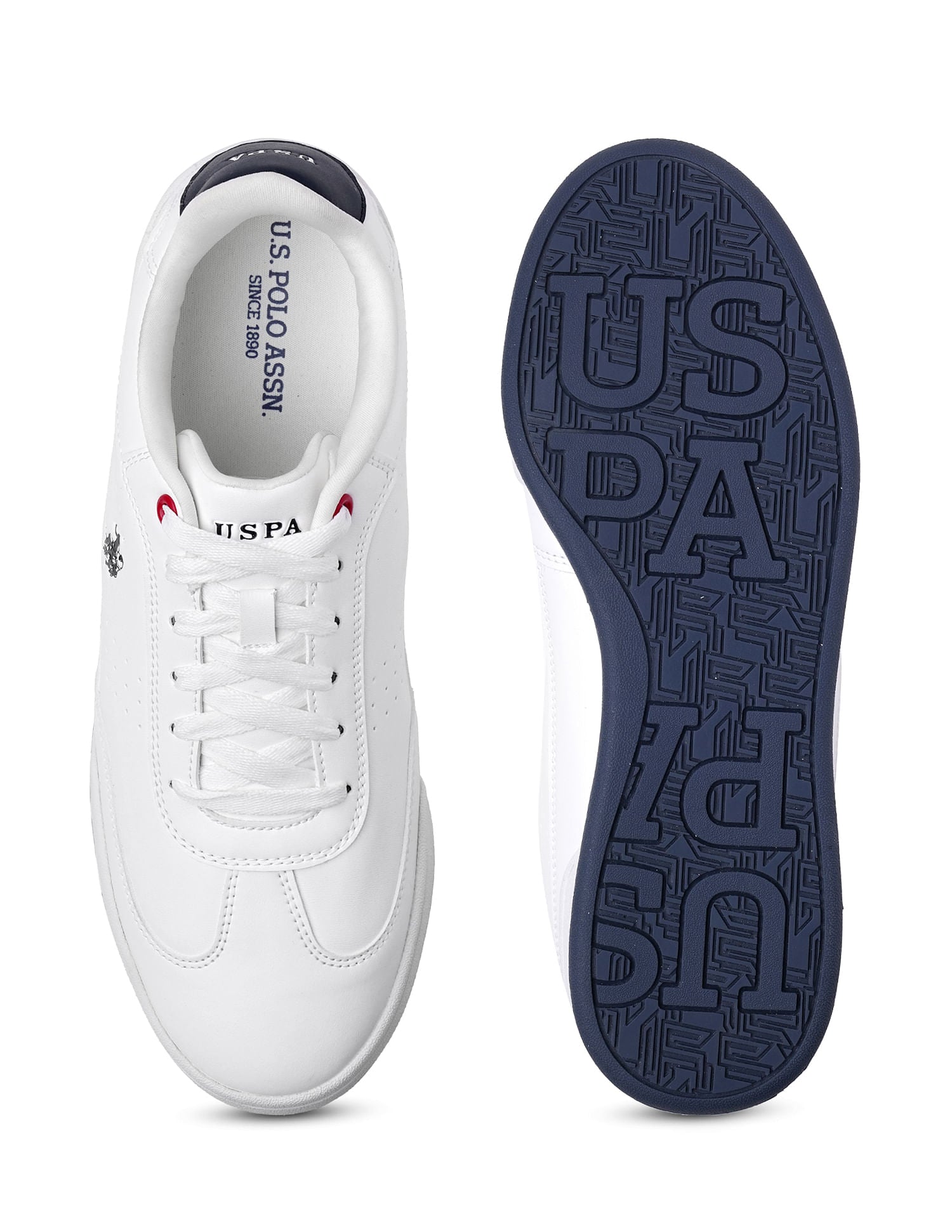 Men Camry Solid Sneaker White - U.S. POLO ASSN. | Large
