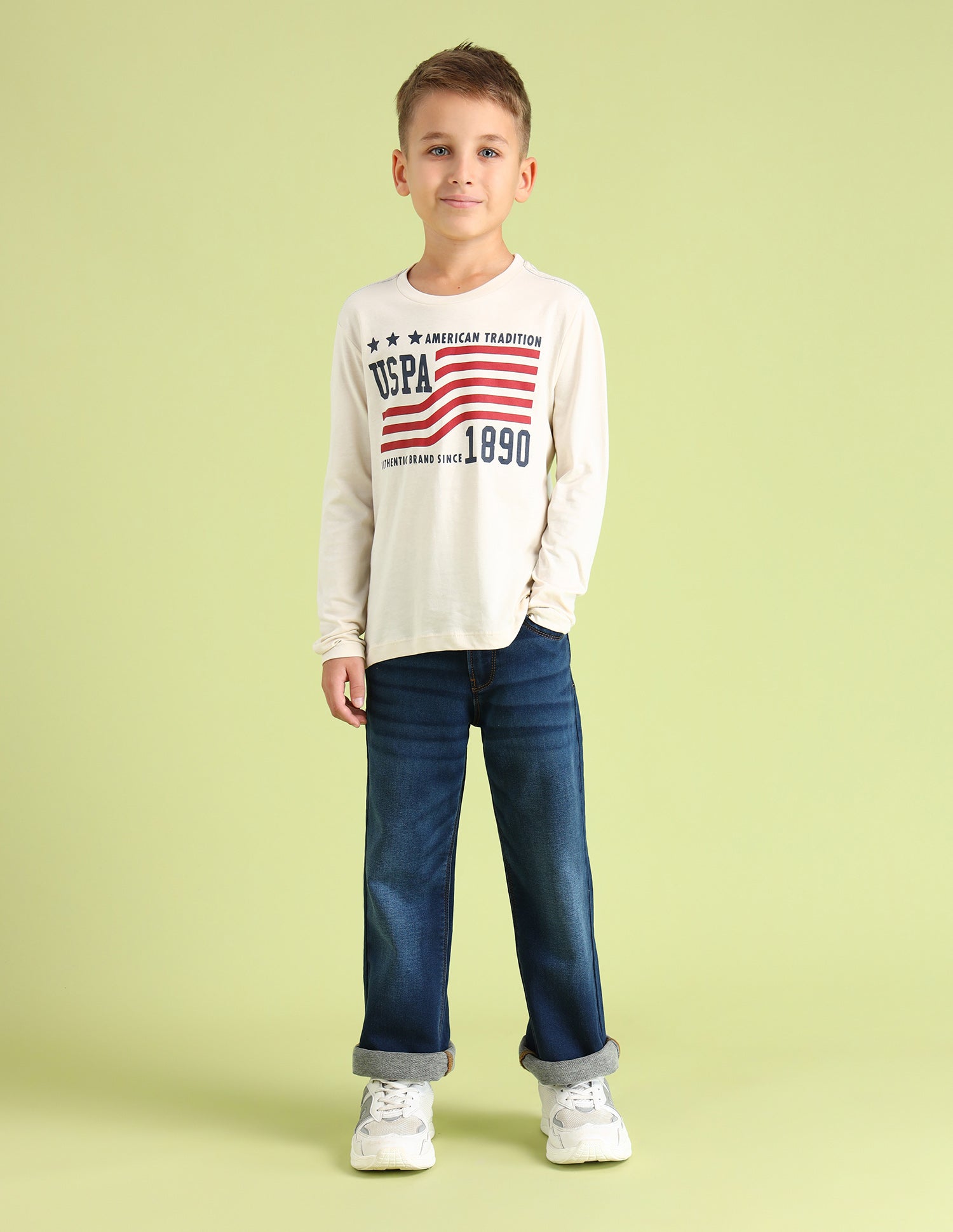 Boys Brand Printed T-Shirt Maroon - U.S. POLO ASSN. | Large