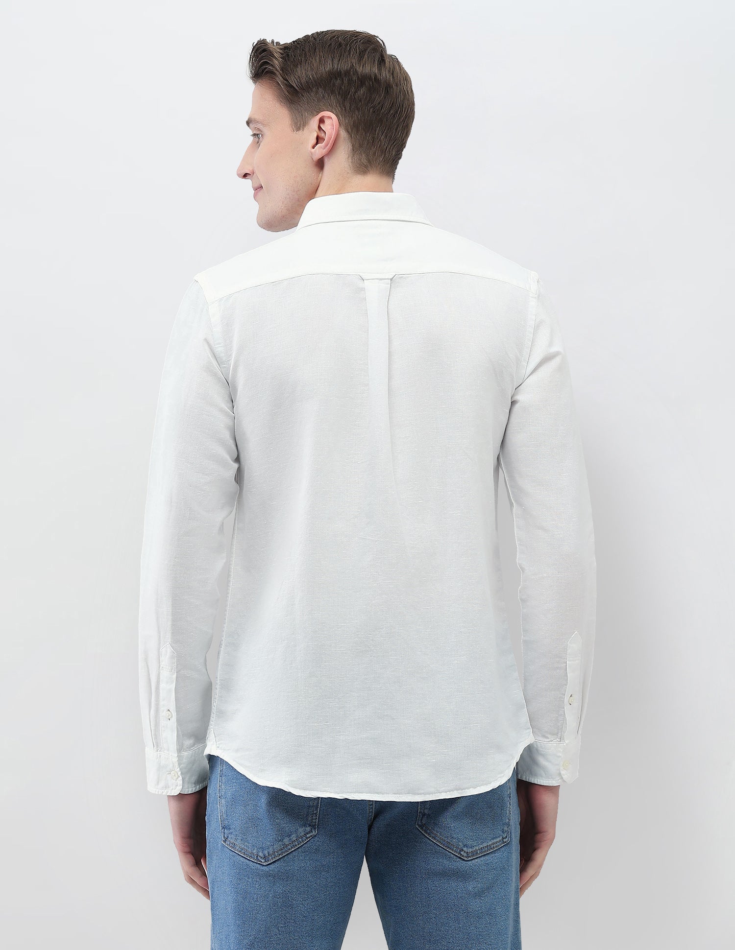 Solid Motel On The Coast Shirt White - U.S. Polo Assn. India | Large