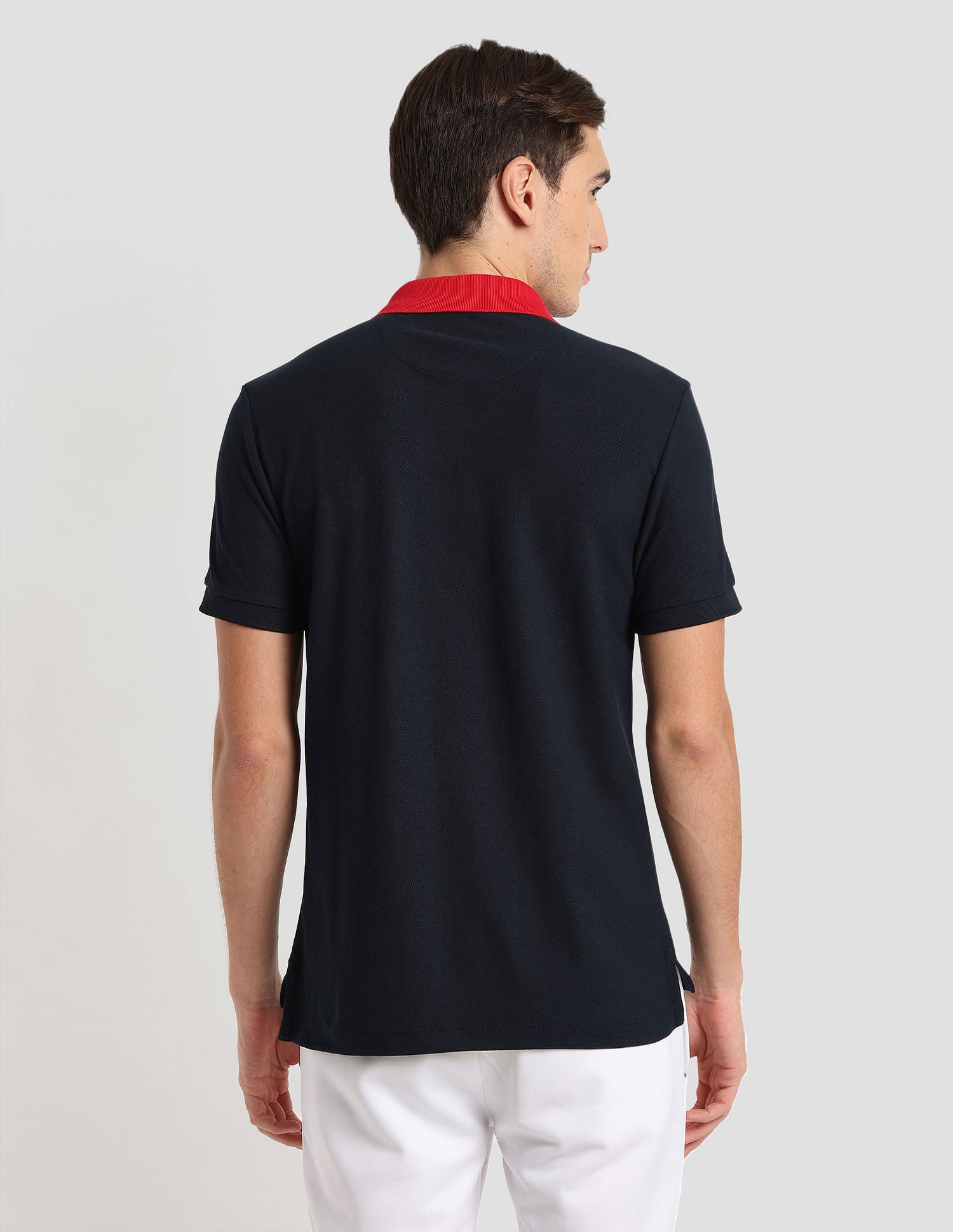 Panelled Sport Polo Shirt Navy - U.S. Polo Assn. India | Large