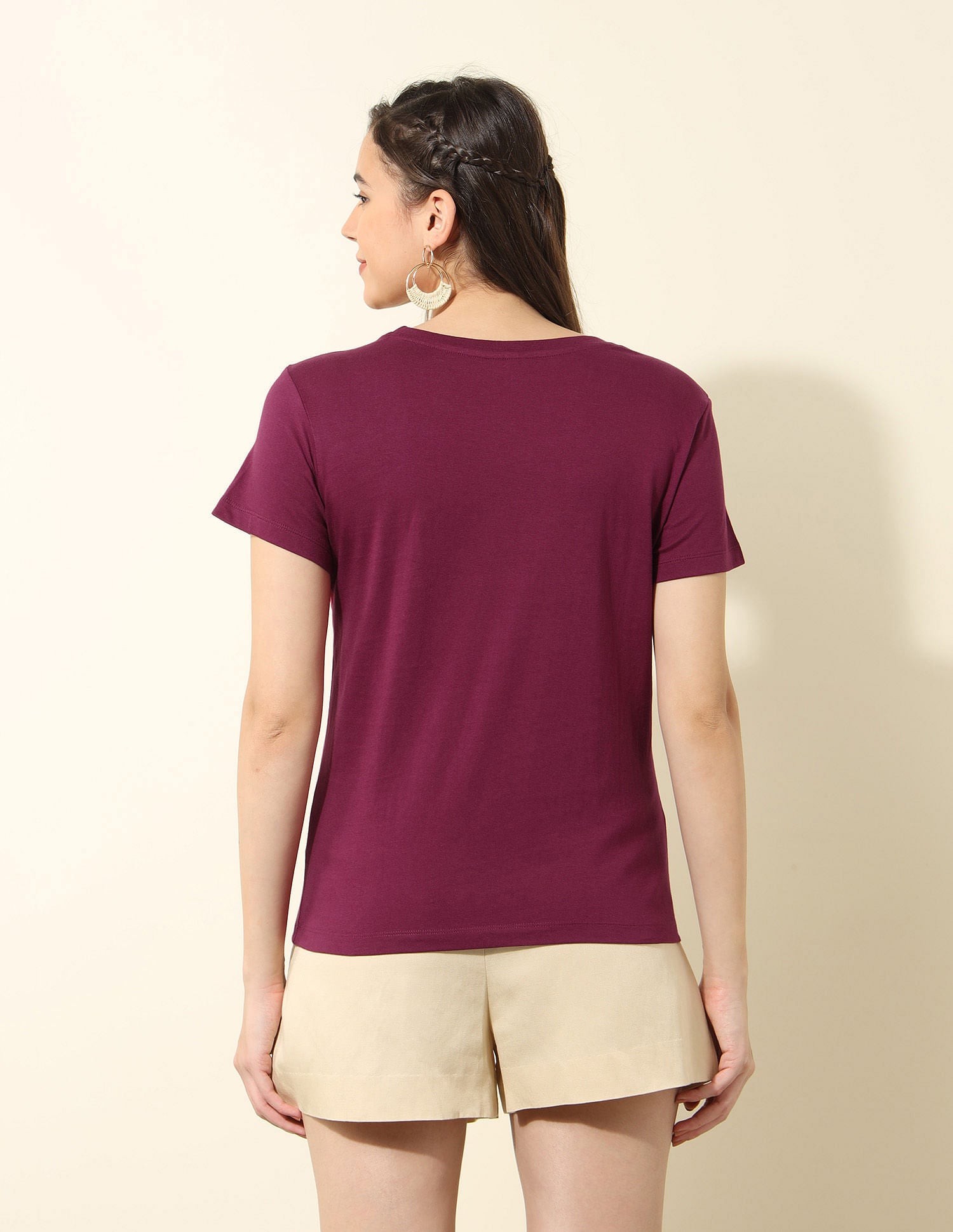 Regular Fit Brand Printed T-Shirt Purple - U.S. POLO ASSN. | Large