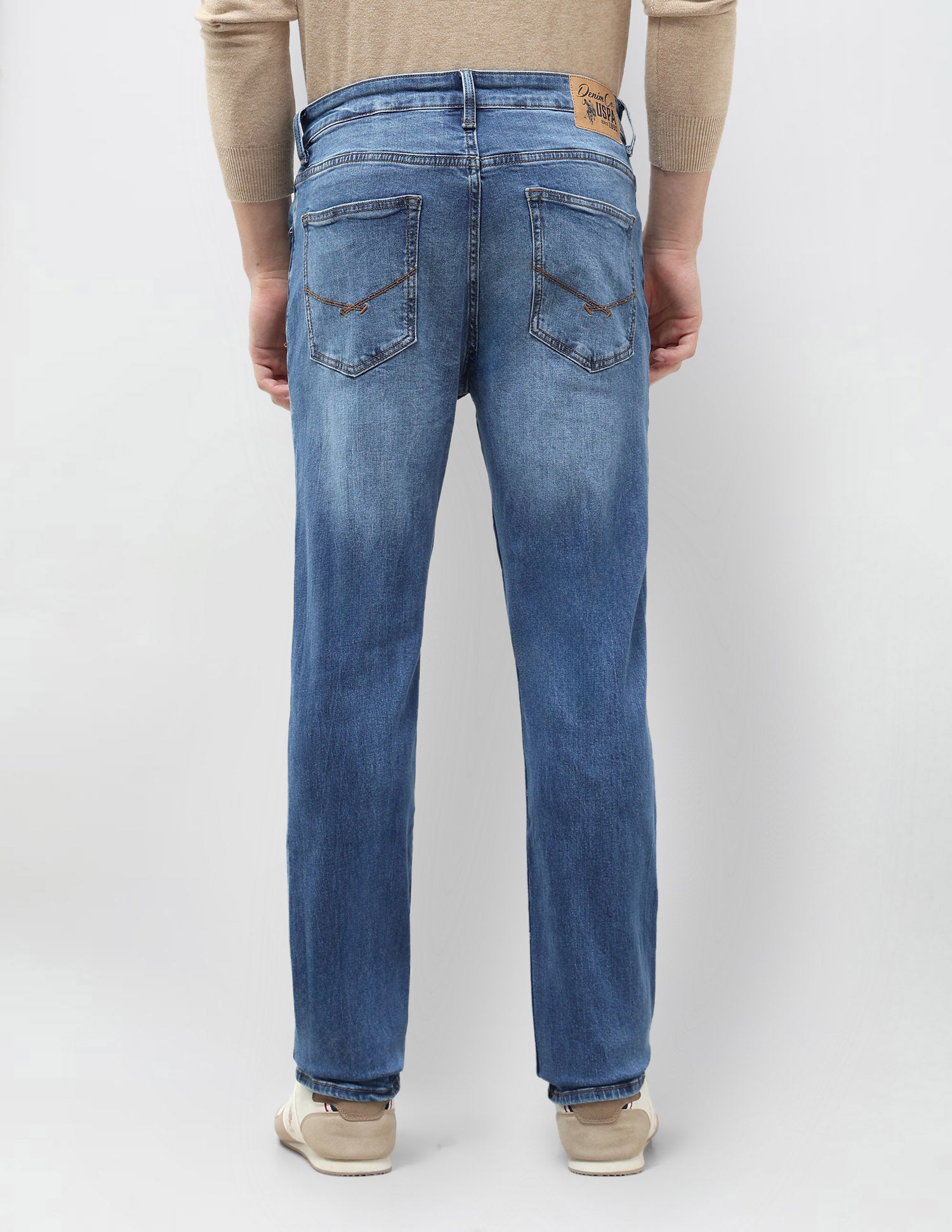 Harold Slim Straight Fit Blue Jeans Indigo - U.S. Polo Assn. India | Large