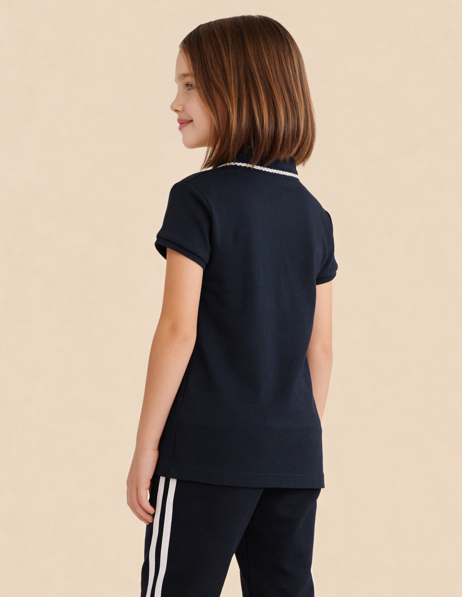 Solid Pattern Regular Fit Top Navy - U.S. Polo Assn. India | Large